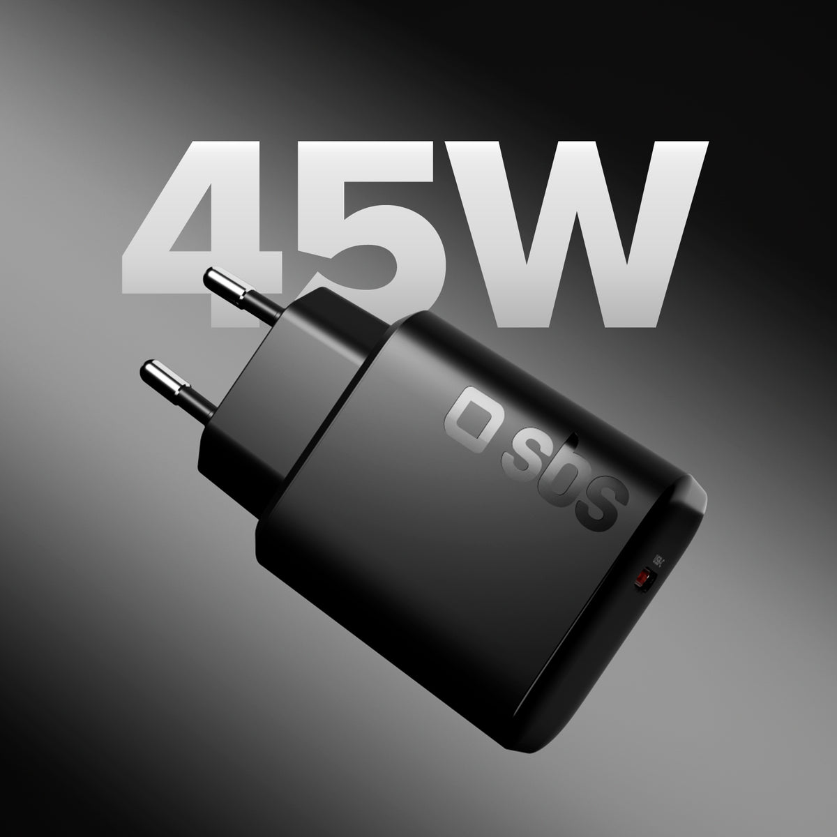 Lade-Kit ideal für Laptops mit 45W Power Delivery Ladegerät und 2 m USB-C-Kabel