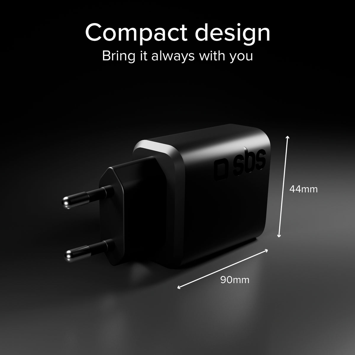 Lade-Kit ideal für Laptops mit 45W Power Delivery Ladegerät und 2 m USB-C-Kabel