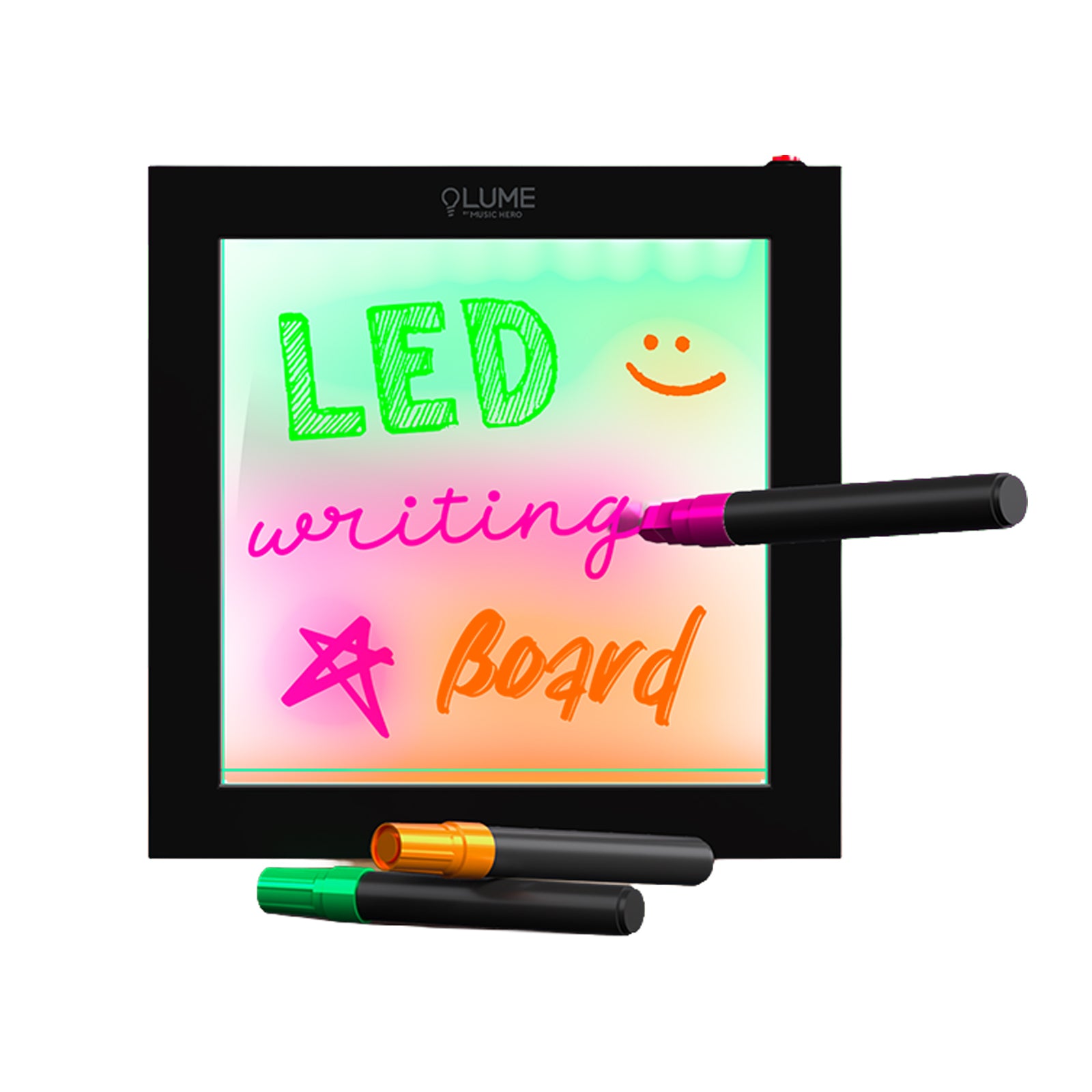 Marco LED personalizable para escribir o dibujar