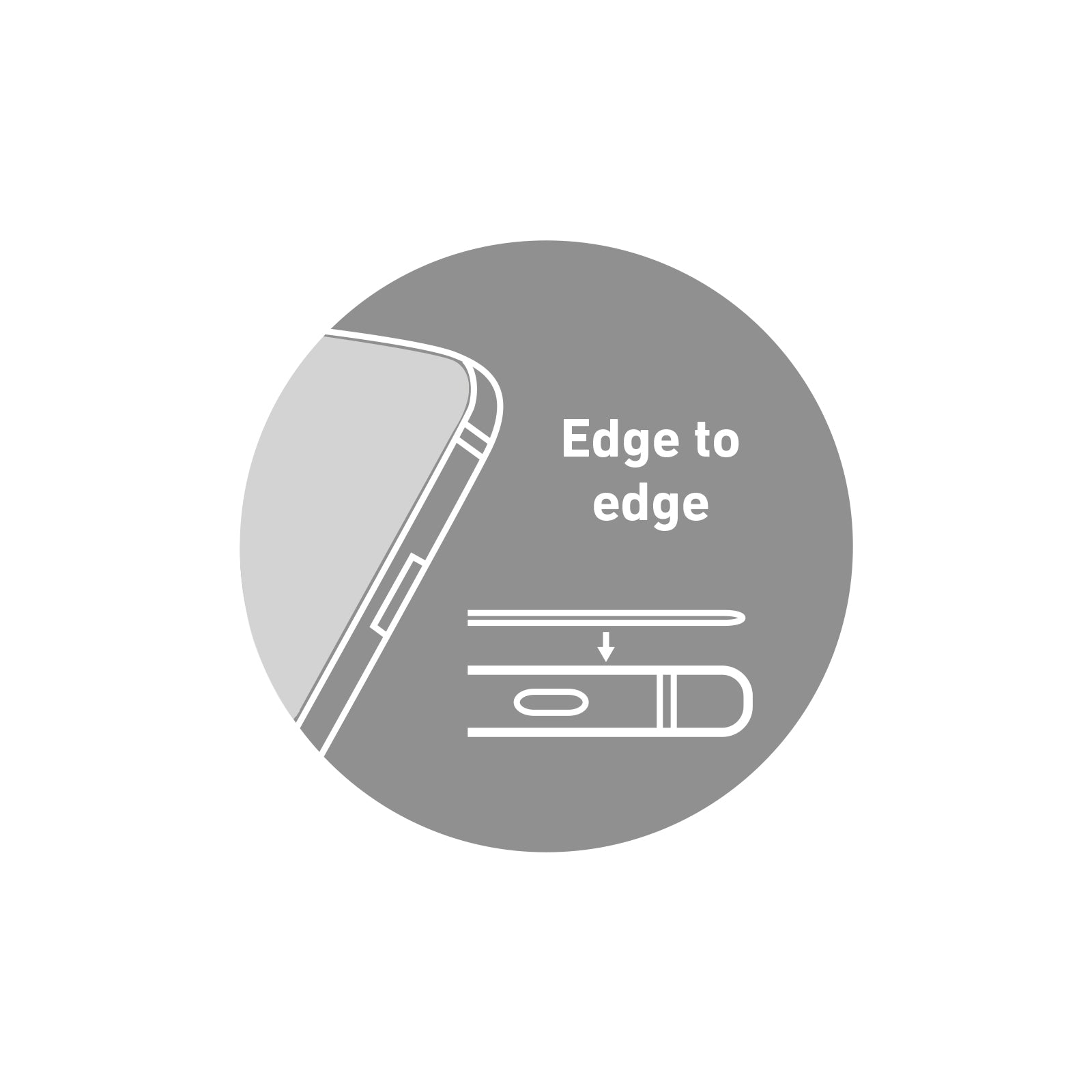 Glass screen protector Full Cover per Samsung Galaxy A41