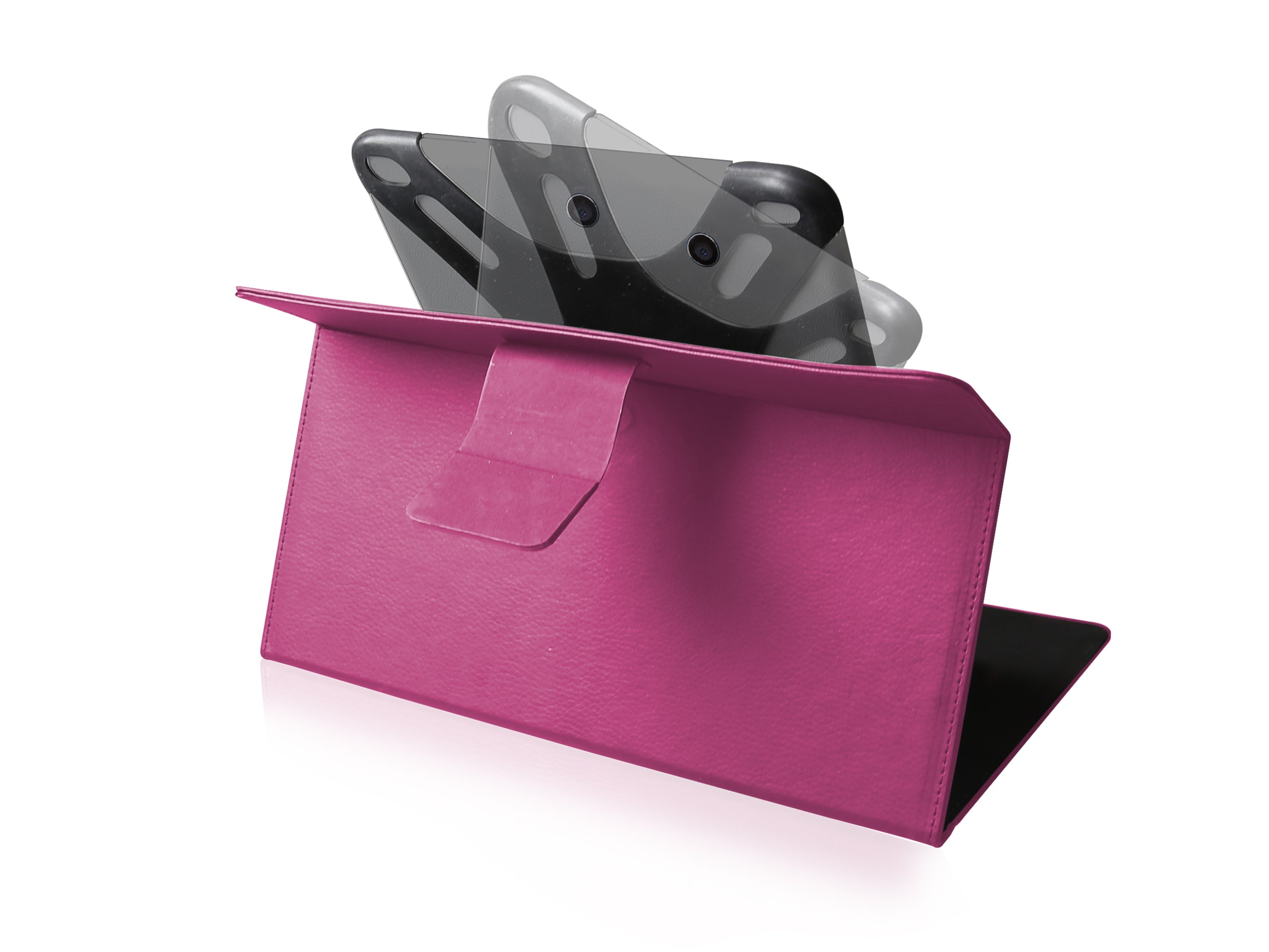 Klapphülle in universellem Hochformat Rotation für Tablet bis zu 11''