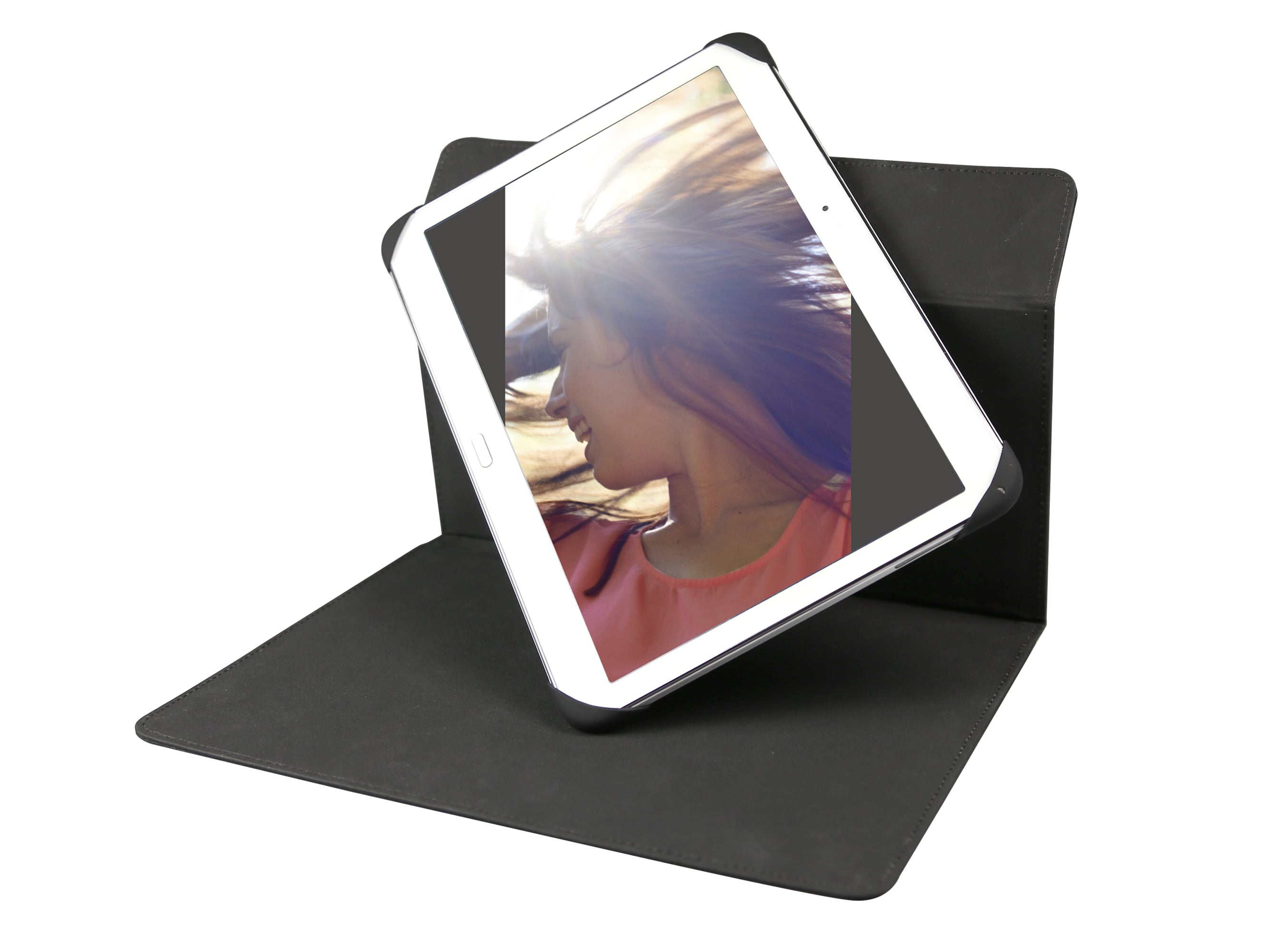 Klapphülle in universellem Hochformat Rotation für Tablet bis zu 11''