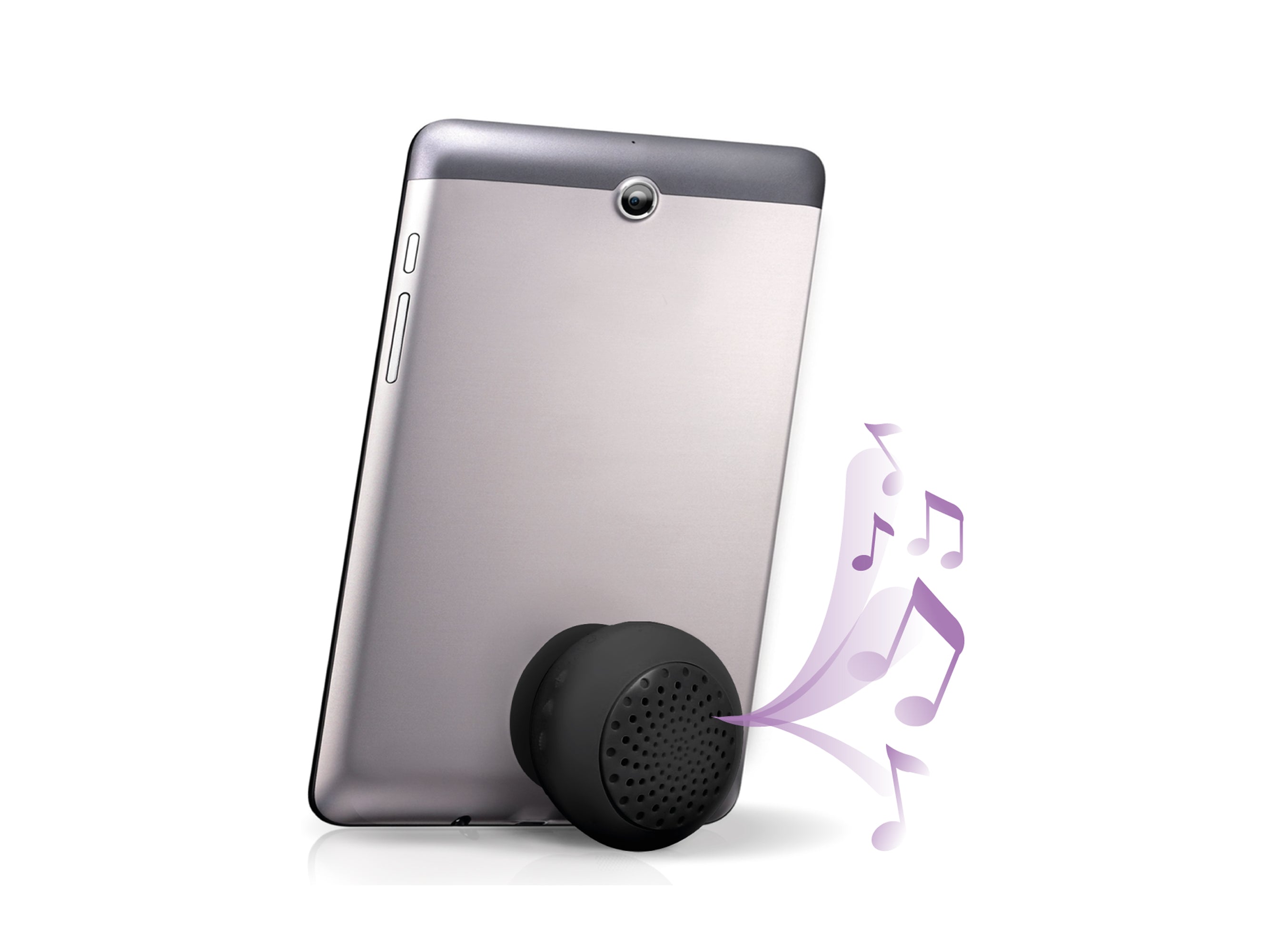 Speaker wireless with stand sucker function for Tablet and Smartphone