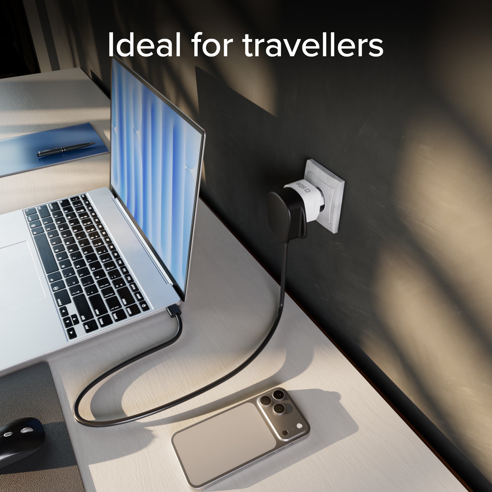 Universal-Reiseadapter Typ C – Italienischer Stecker