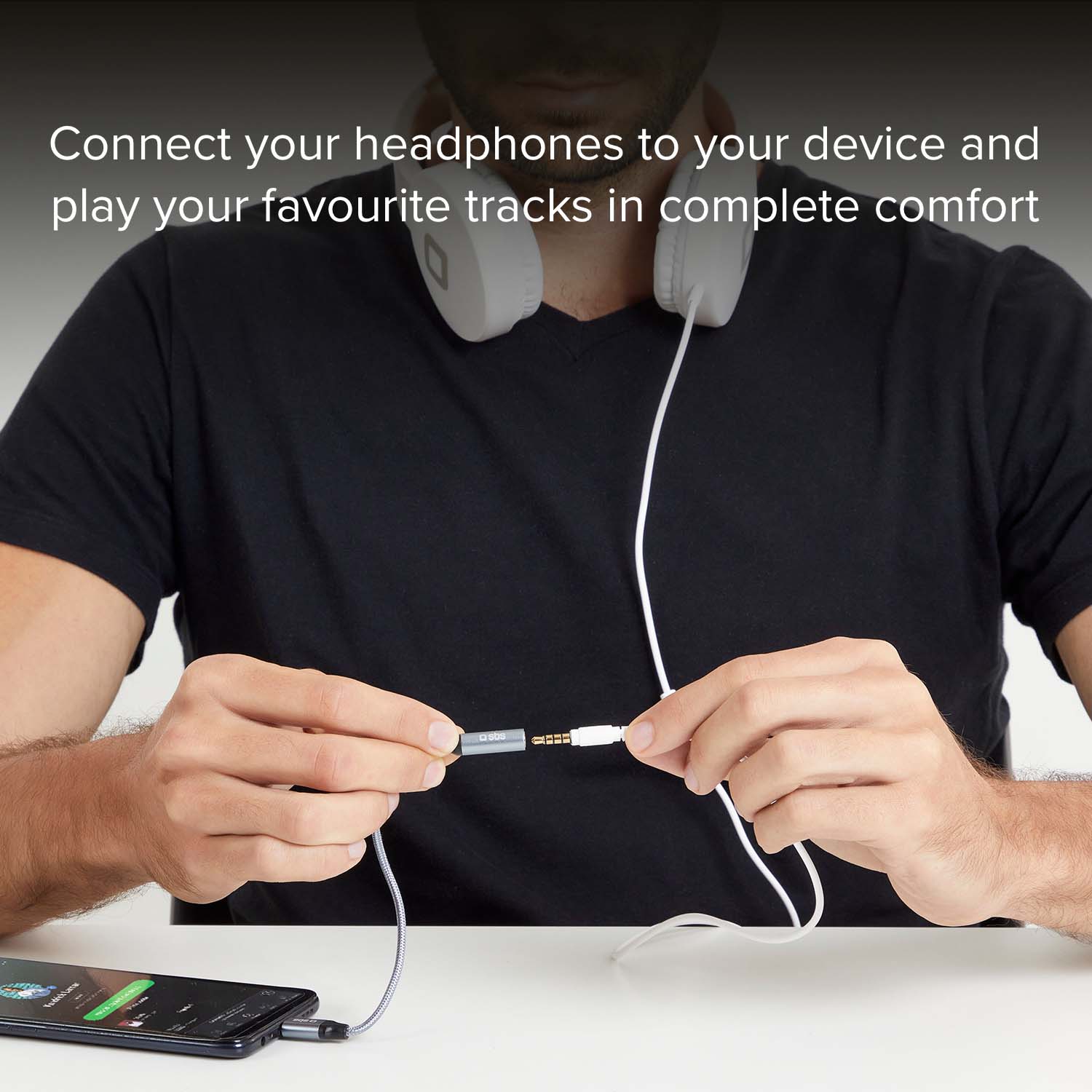 Adaptador para smartphone Tipo C macho – jack hembra