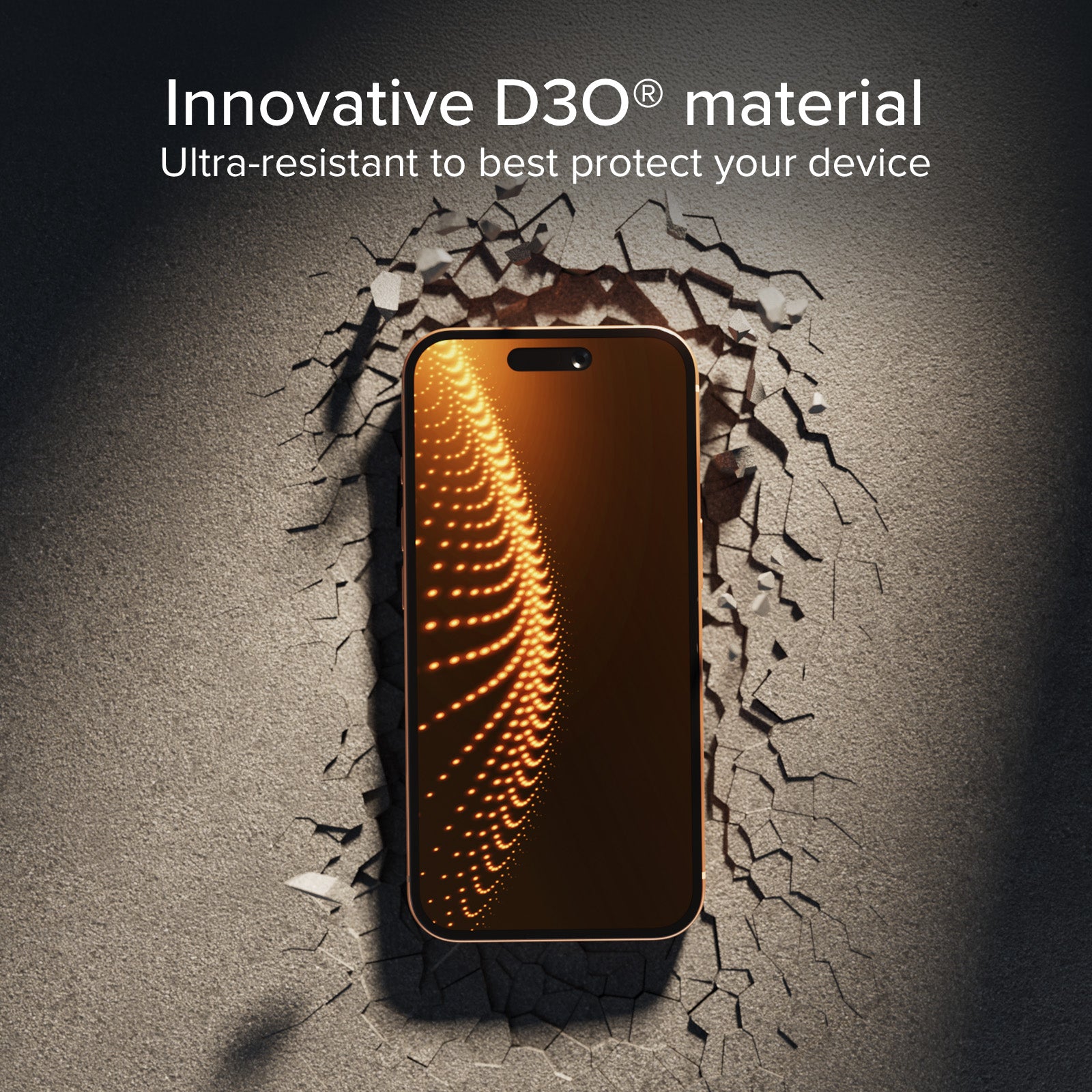Ultra-widerstandsfähiges Schutzglas für iPhone 17 Pro mit D3O-Technologie und Applikator