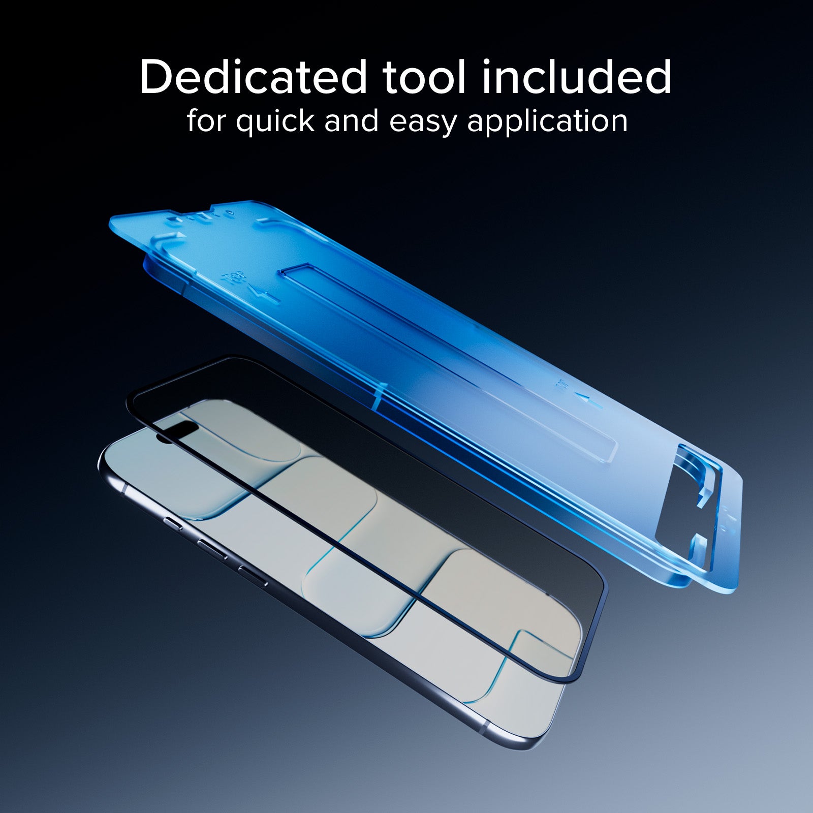 Full Cover Schutzglas Anti-Blaulicht mit Eyesafe® CPF60 Technologie für iPhone Air