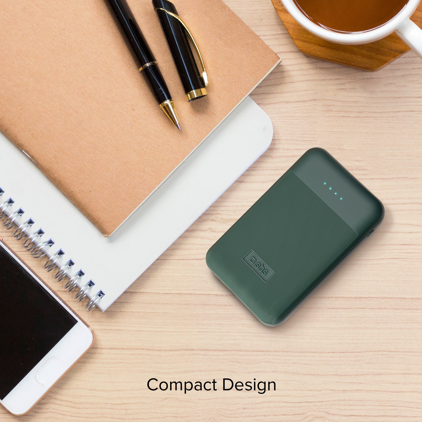 Powerbank Power Delivery 20W bei 10.000 mAh, Soft Touch und gerändelte Oberfläche