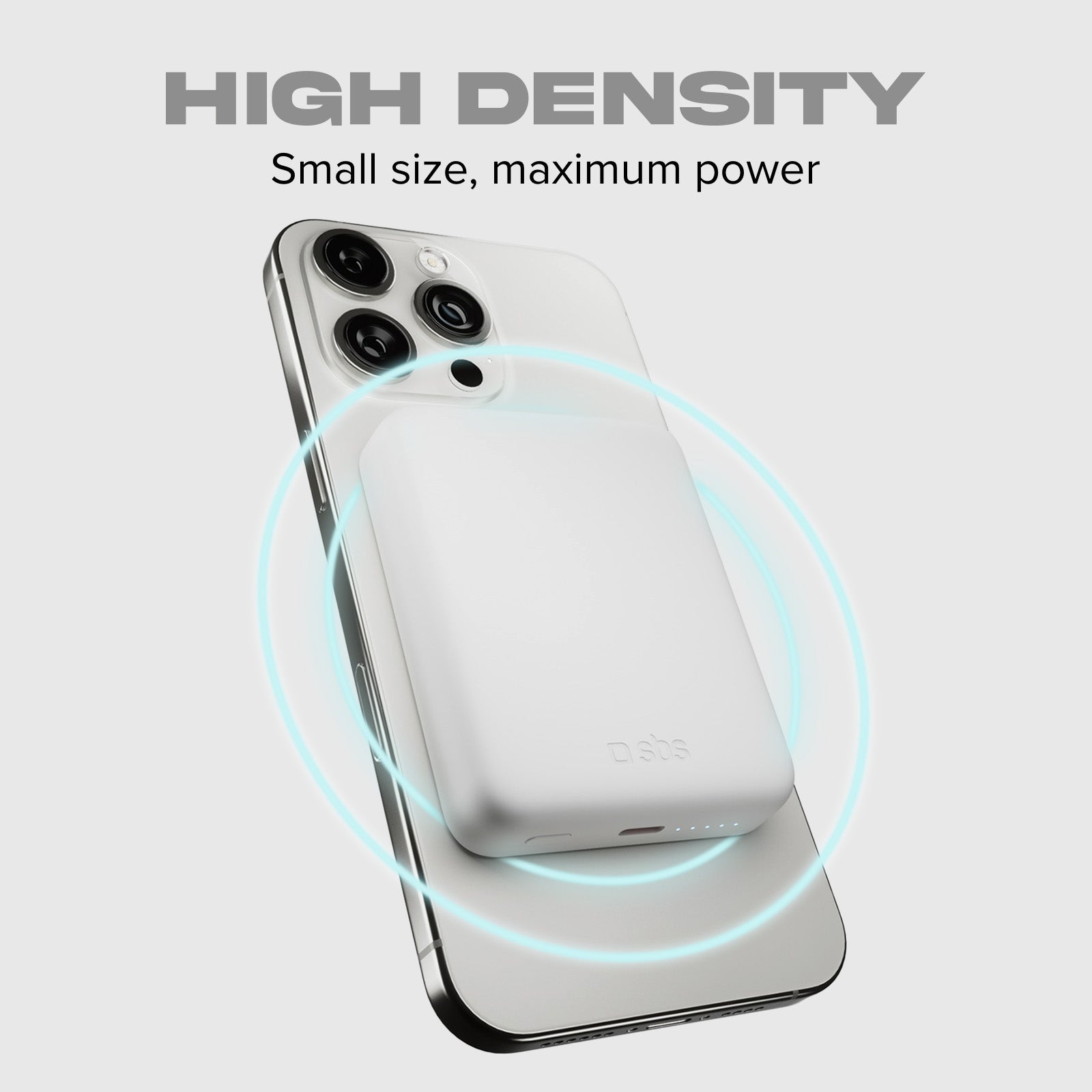 Ultra-compact wireless 5,000 mAh power bank