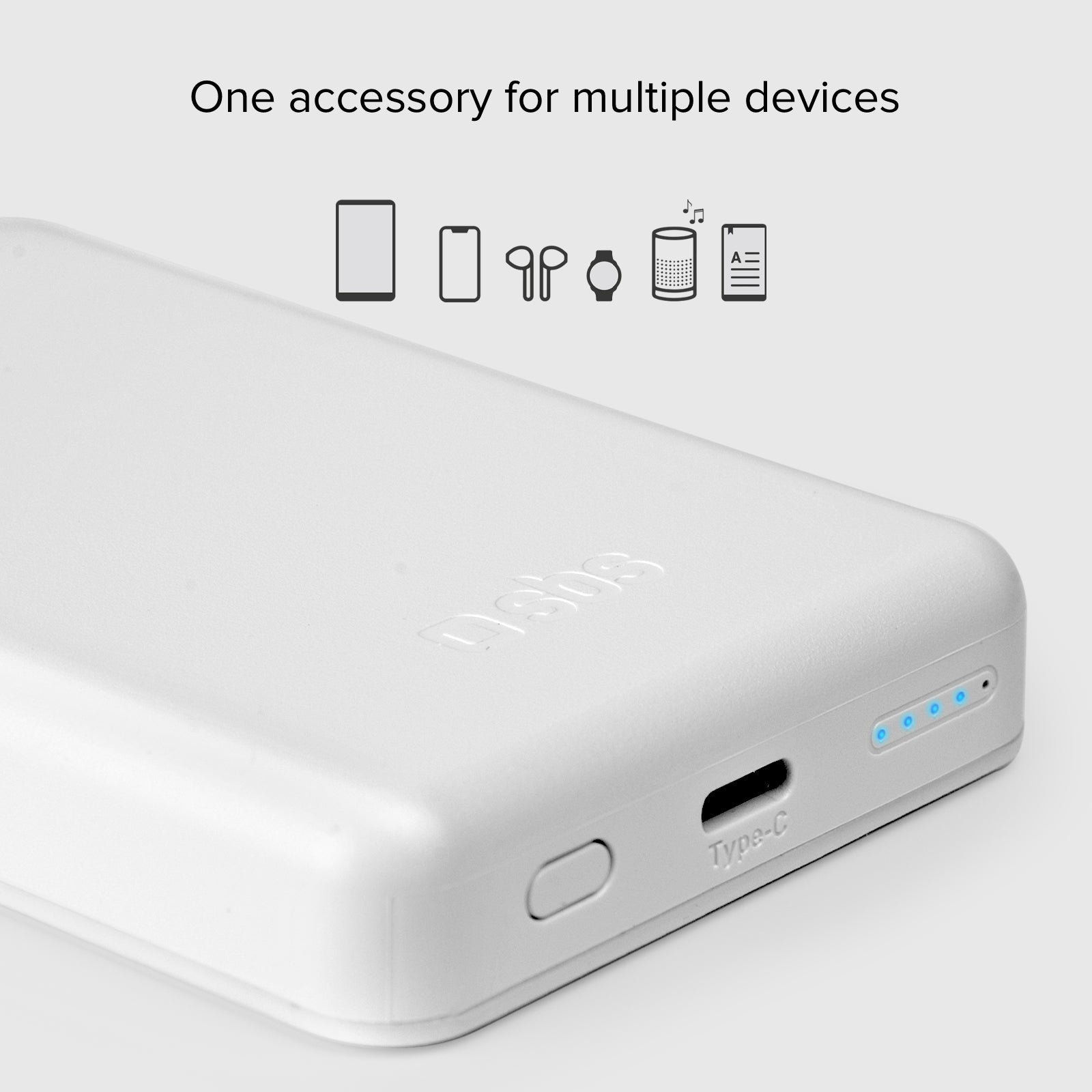 Power bank mag 5.000 mAh Wireless compatibile con iPhone con ricarica MagSafe
