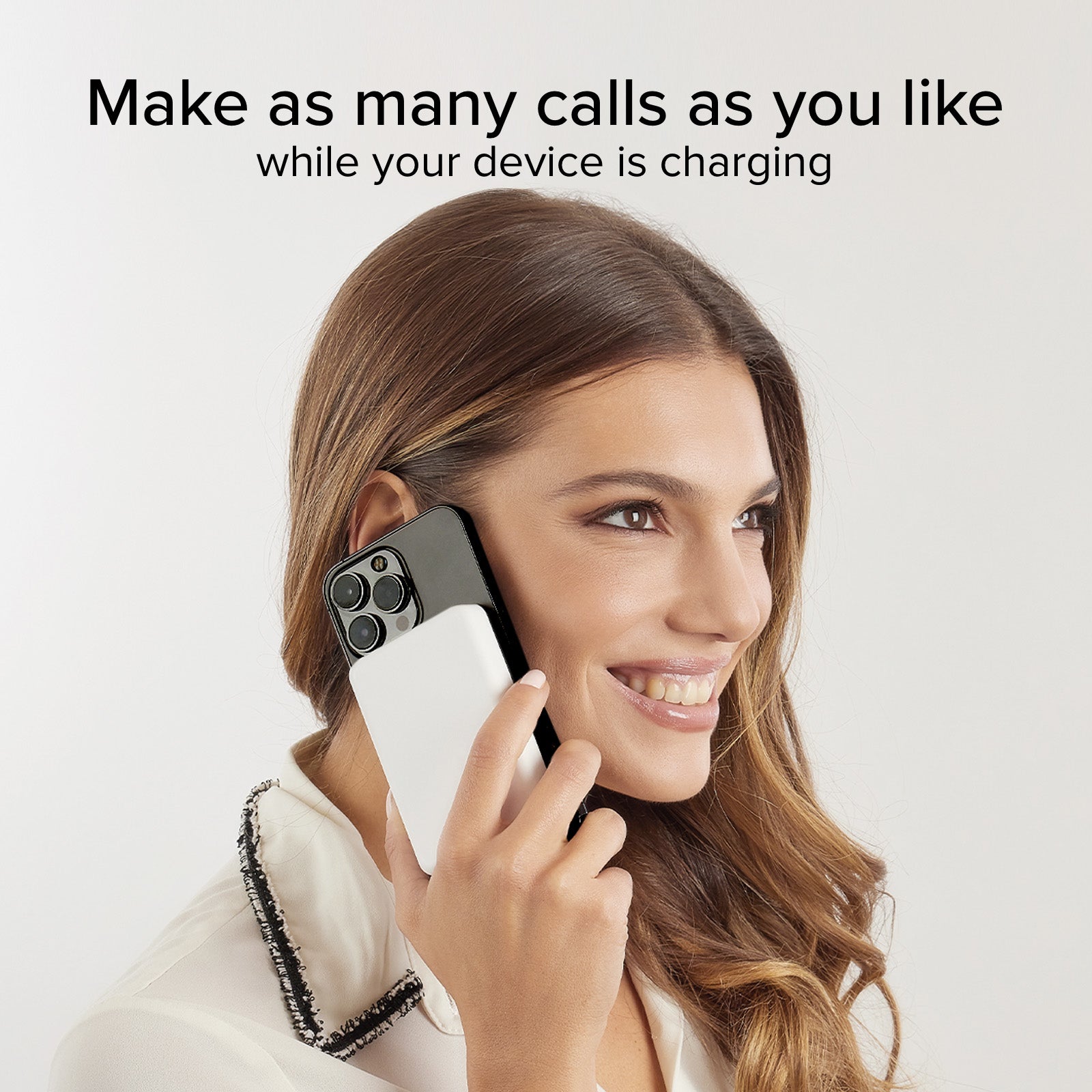 Power bank mag 5.000 mAh Wireless compatibile con iPhone con ricarica MagSafe