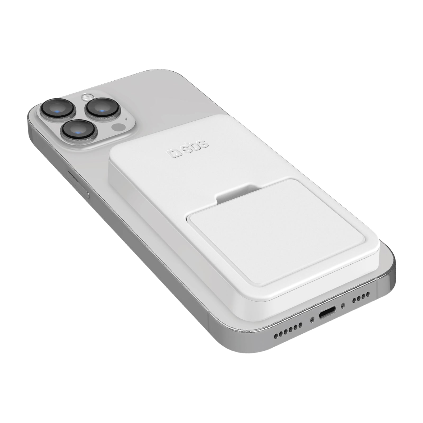 Magnetische kabellose 5000-mAh-Powerbank mit Standfunktion