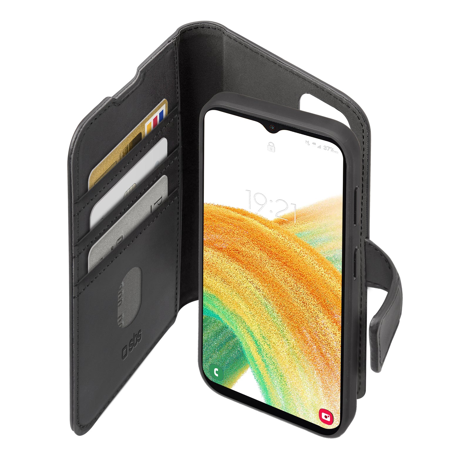 Book case with removable cover for Samsung A13 4G