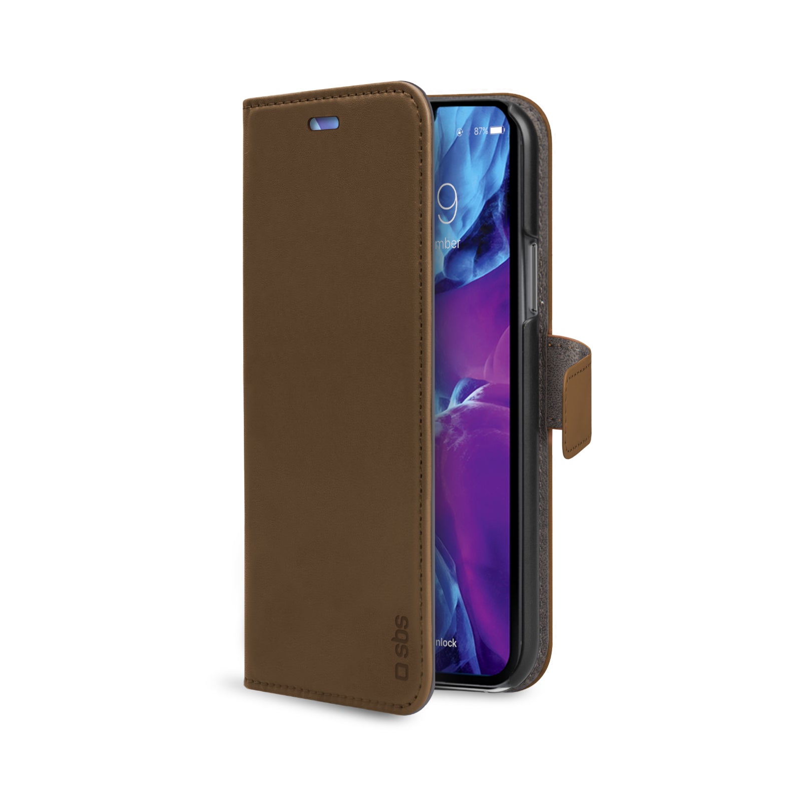 Étui de protection Book Wallet avec fonction stand pour iPhone 12 Mini