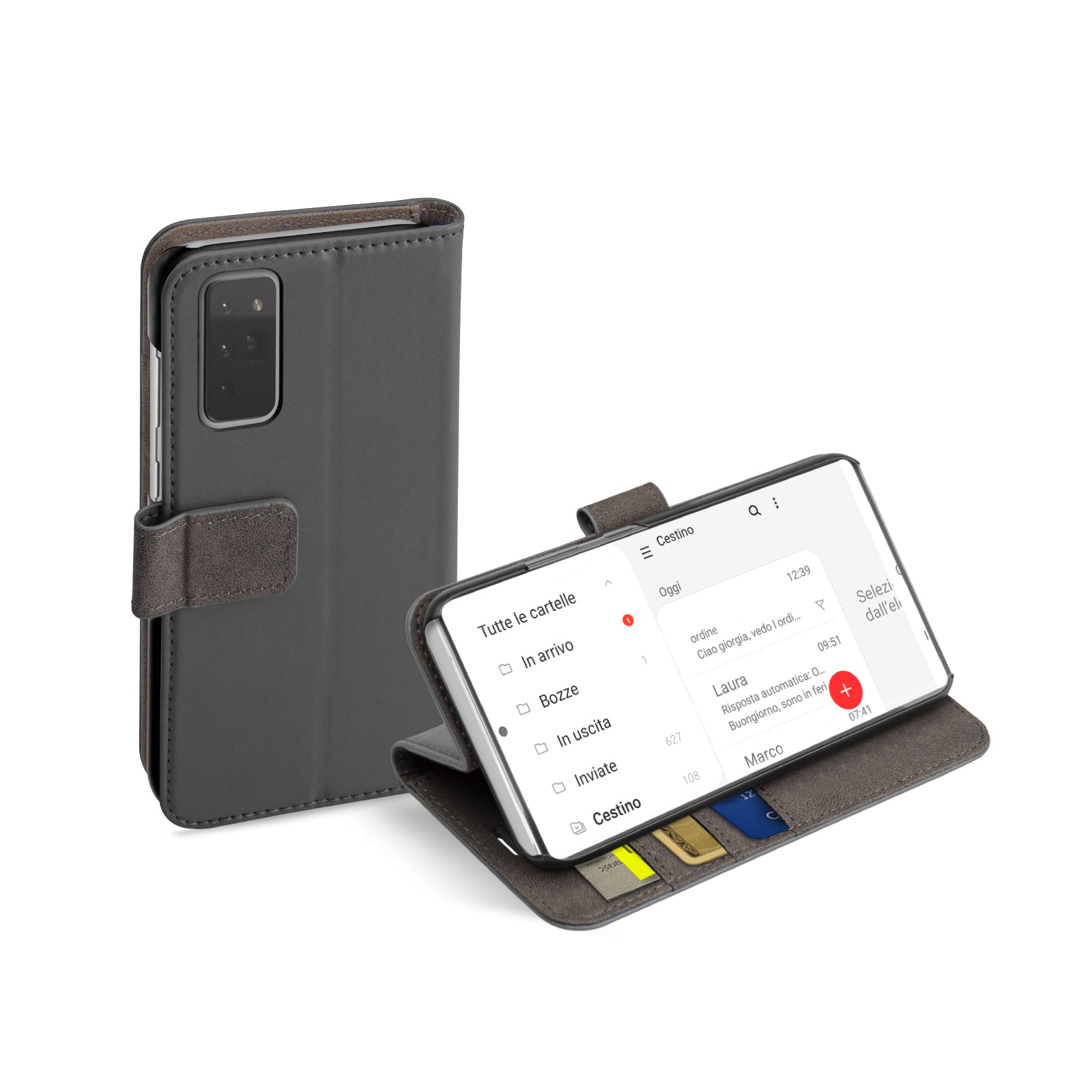 Étui de protection Book Wallet avec fonction stand pour Samsung Galaxy Note 20