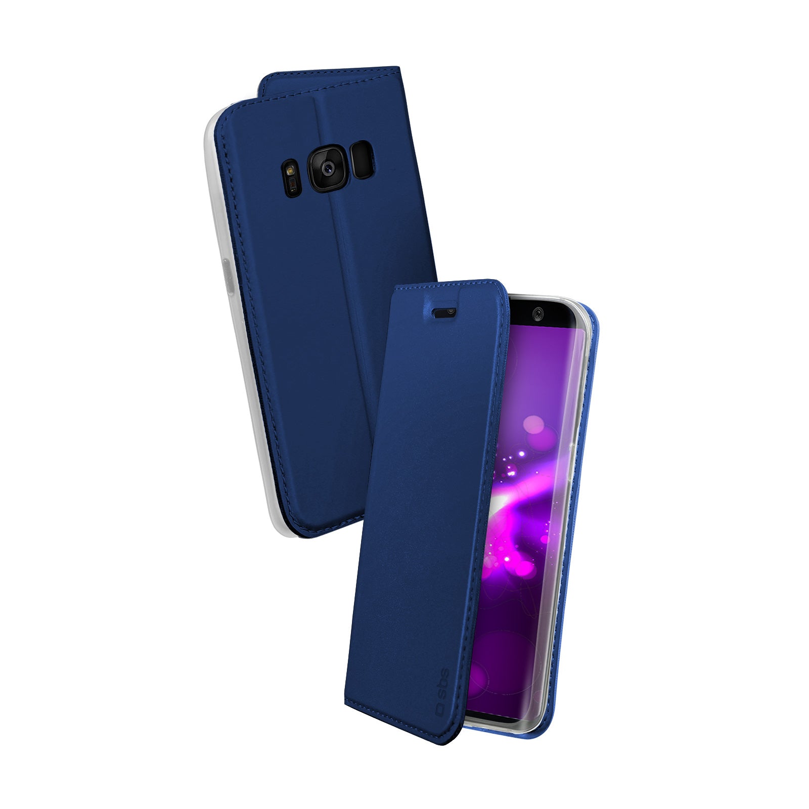 Klapphülle mit Ständerfunktion für Samsung Galaxy S8+