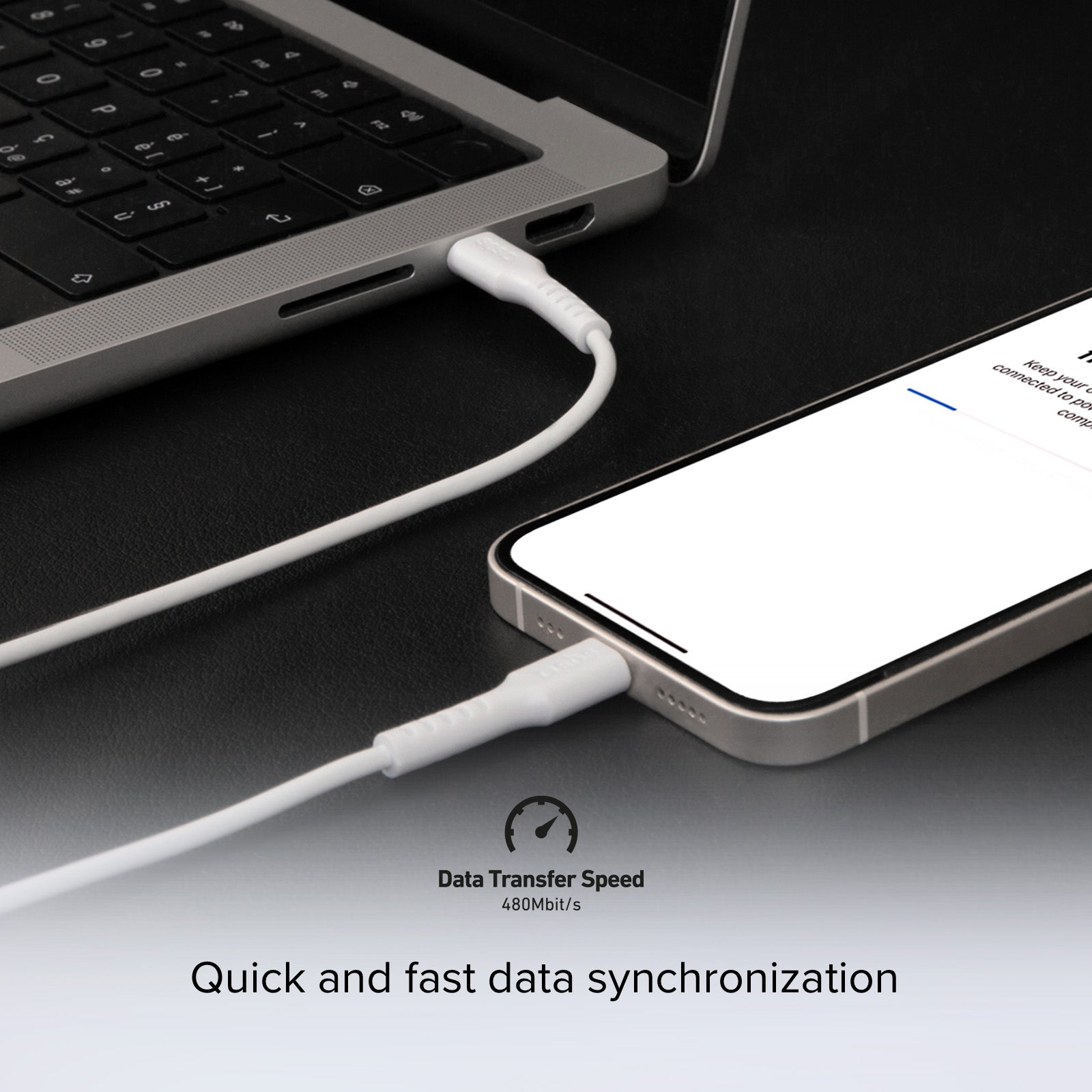 Cavo per dati e ricarica USB-C - USB-C da 1 metro