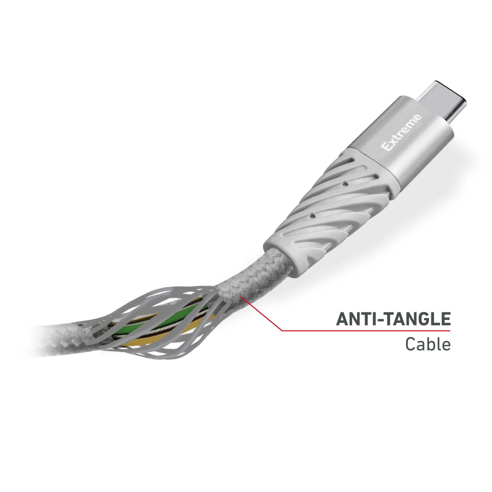 Cable USB-C – USB-C en fibra de aramida