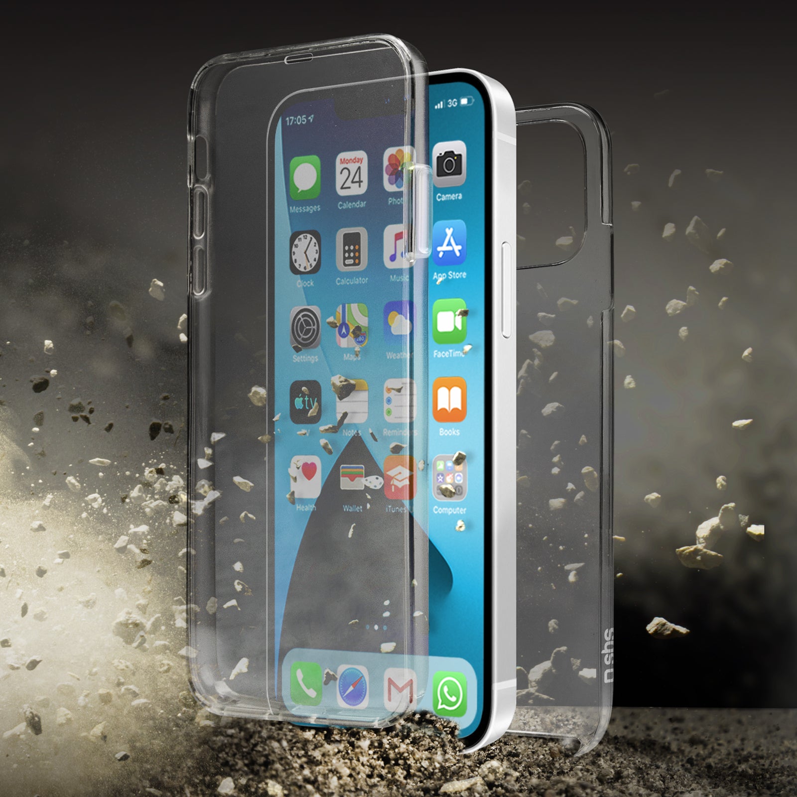 Cover Full Body 360° per iPhone 13 Mini – Unbreakable Collection