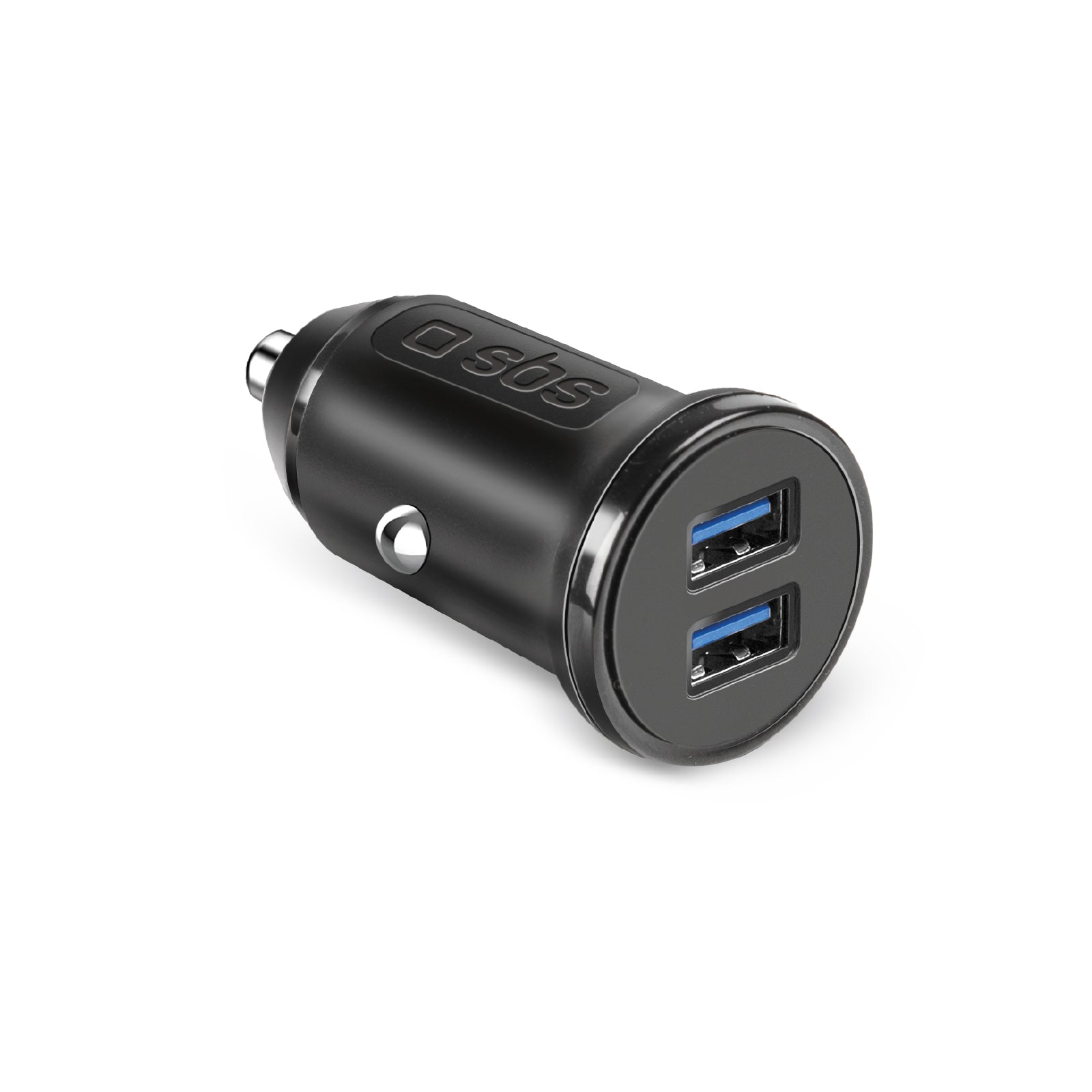 Mini caricatore auto 12 Watt- Ricarica rapida con due porte USB universali