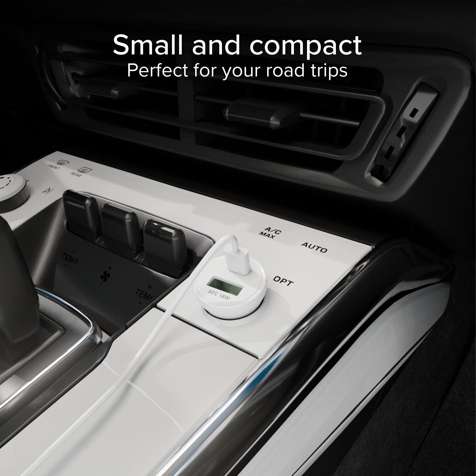 Caricatore auto - Ricarica ultra rapida 20 Watt con due porte USB