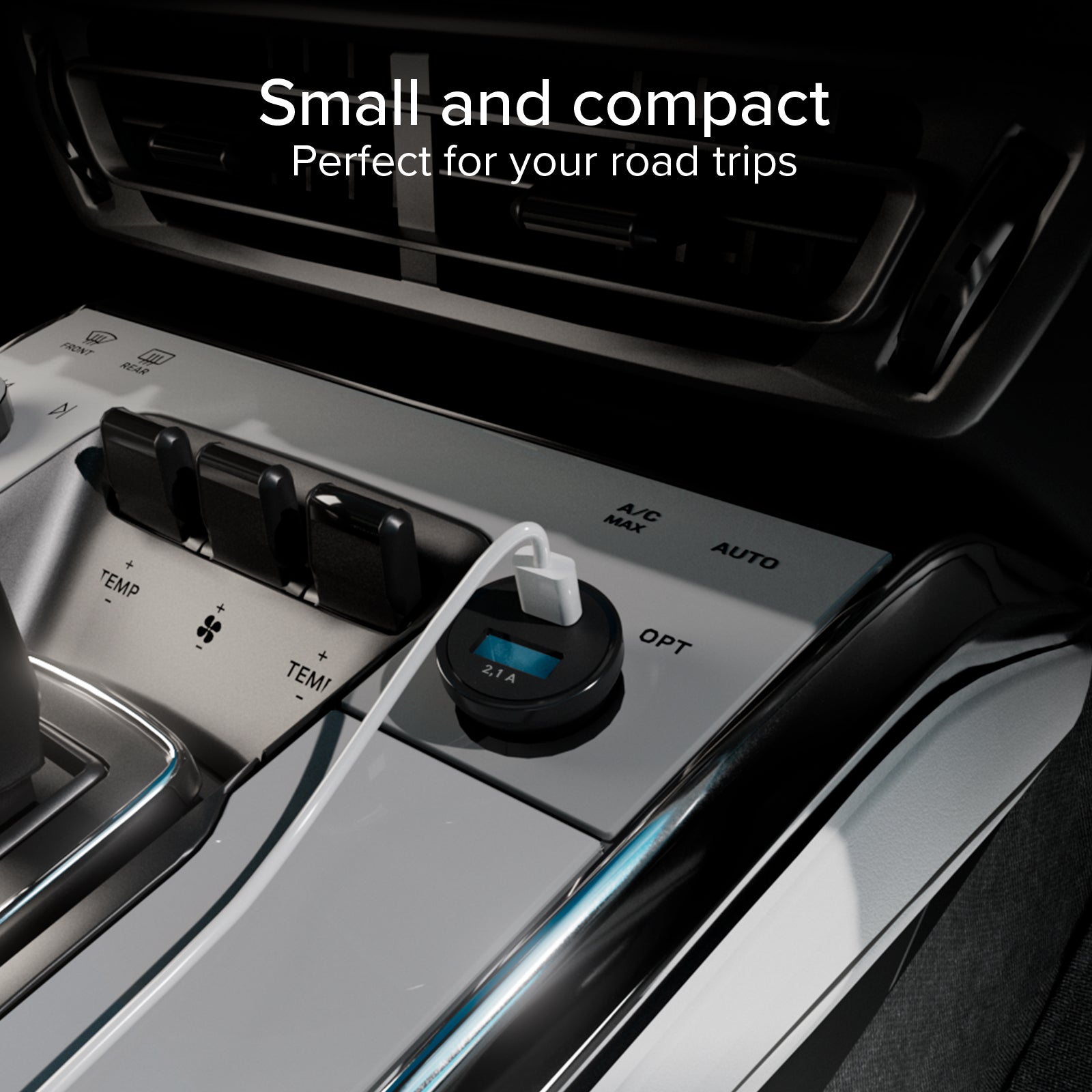 Chargeur de voiture Type C - USB à 3.1A