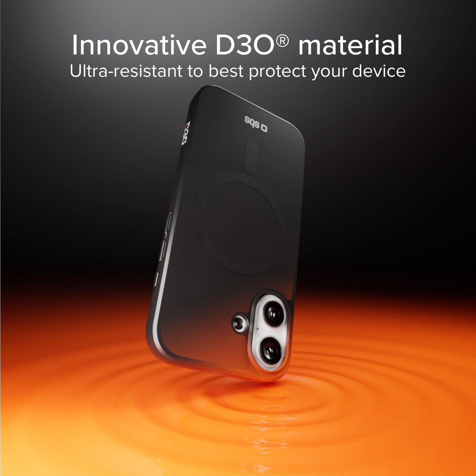 Coque pour iPhone 17 avec technologie D3O