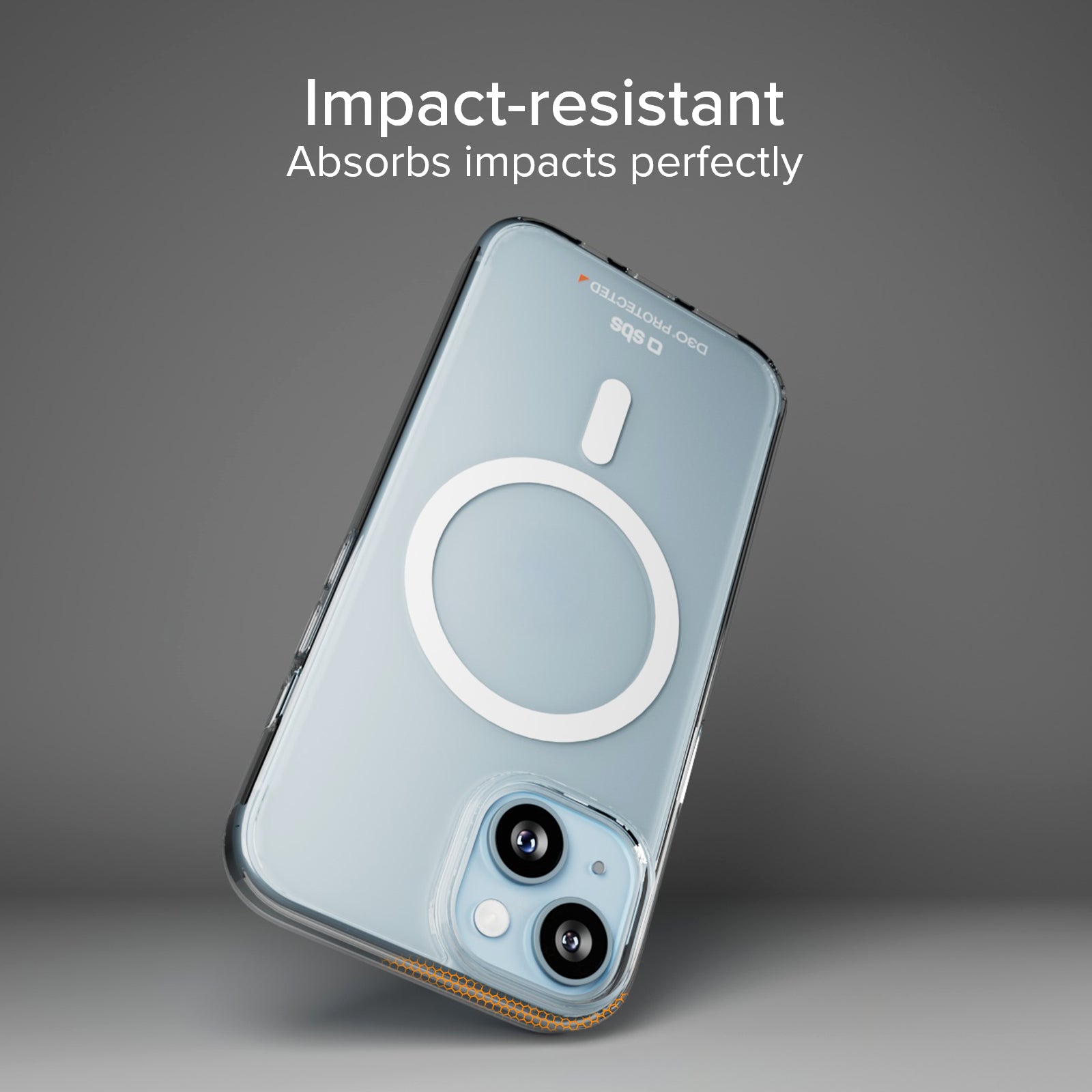 Cover ultraresistente per iPhone 15 Plus con tecnologia D3O