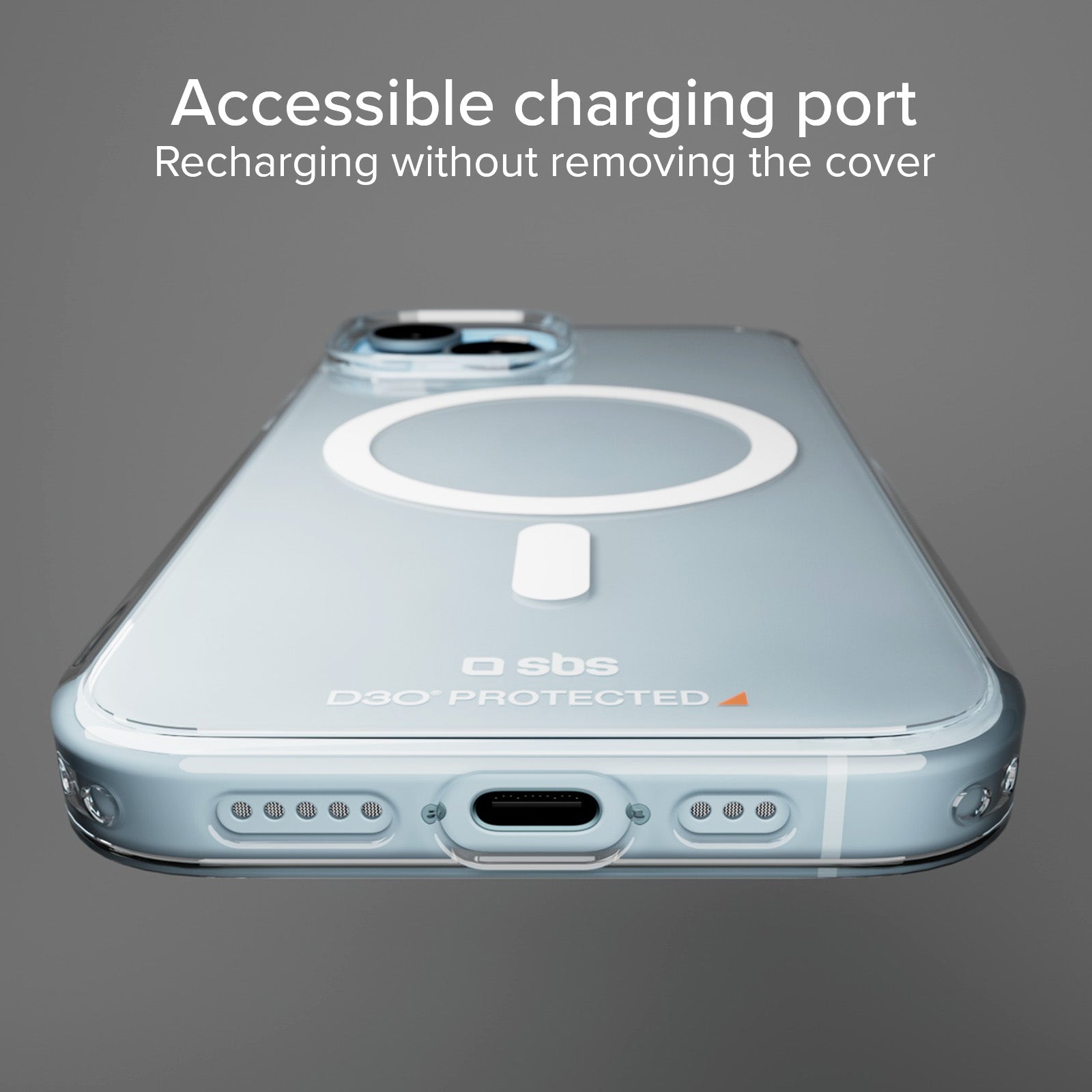 Cover ultraresistente per iPhone 15 Plus con tecnologia D3O