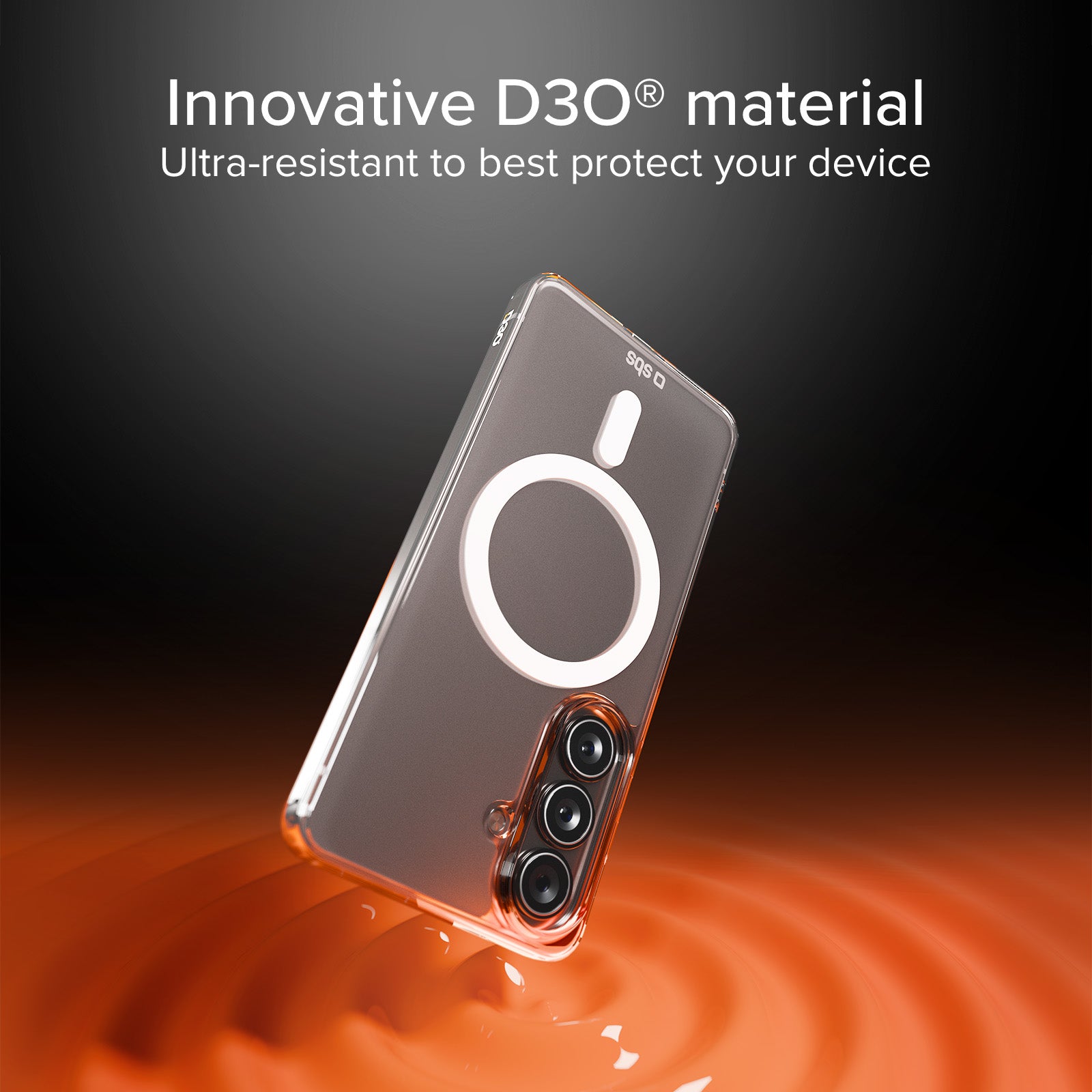 Coque ultra-résistante pour Samsung S26 avec technologie D3O