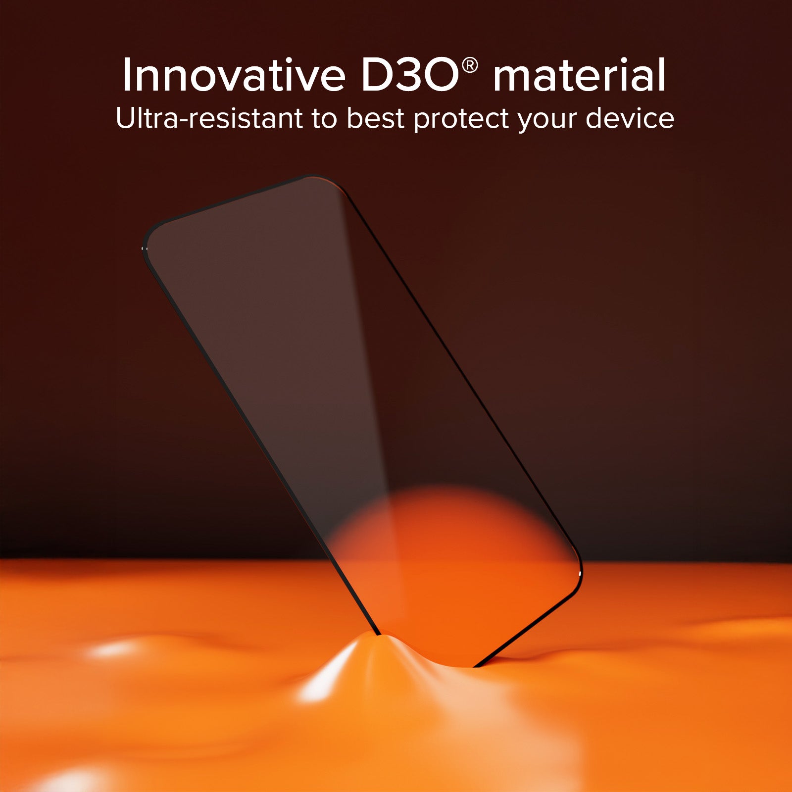 Ultra-strong screen protector for Samsung Galaxy S24+ with D3O technology