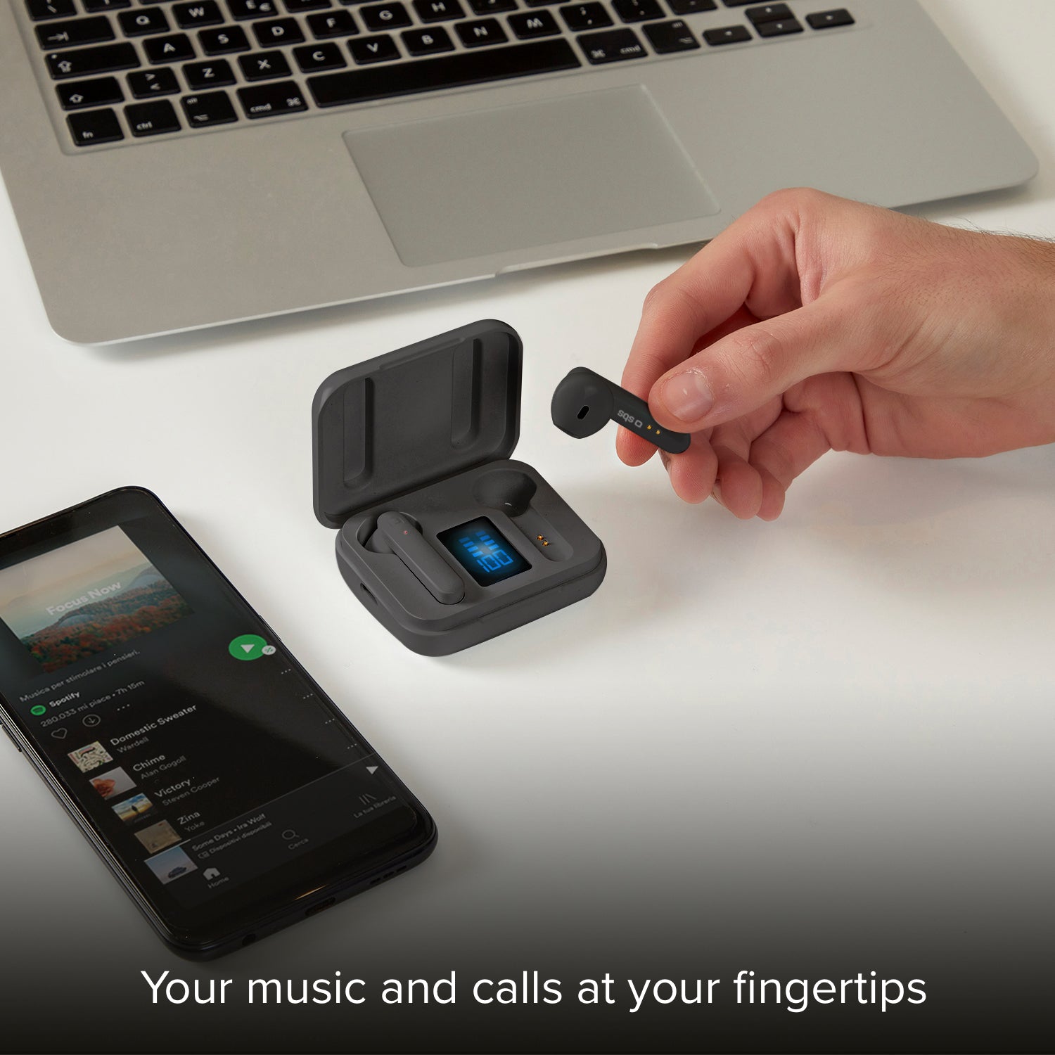 Kabellose Kopfhörer Twin Hop LCD