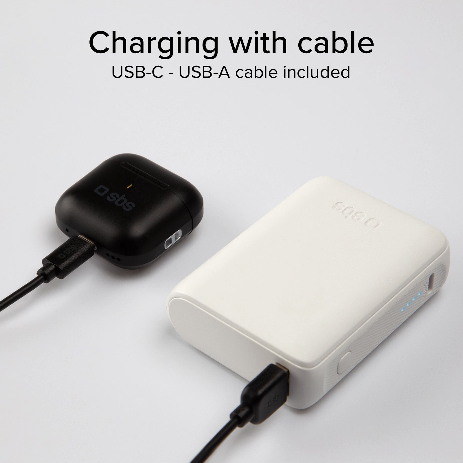 TWS-Ohrhörer mit Ladecase 250 mAh