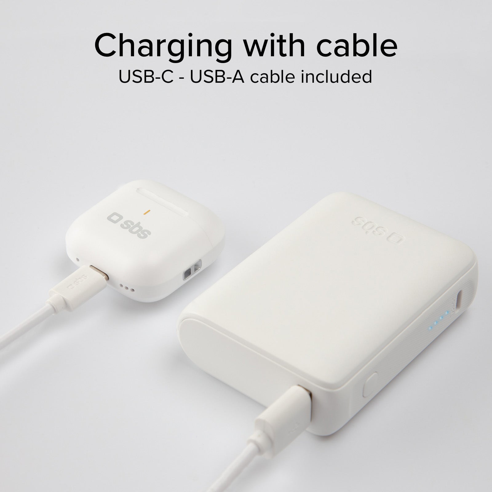 TWS-Ohrhörer mit Ladecase 250 mAh