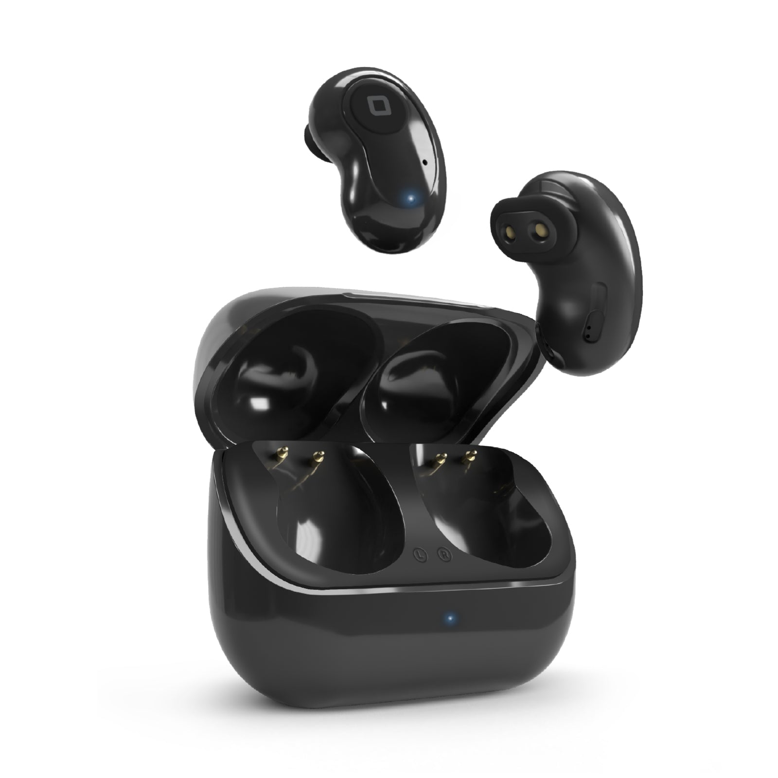 Twin Black Gem - Auricolari True Wireless Stereo semi in-ear