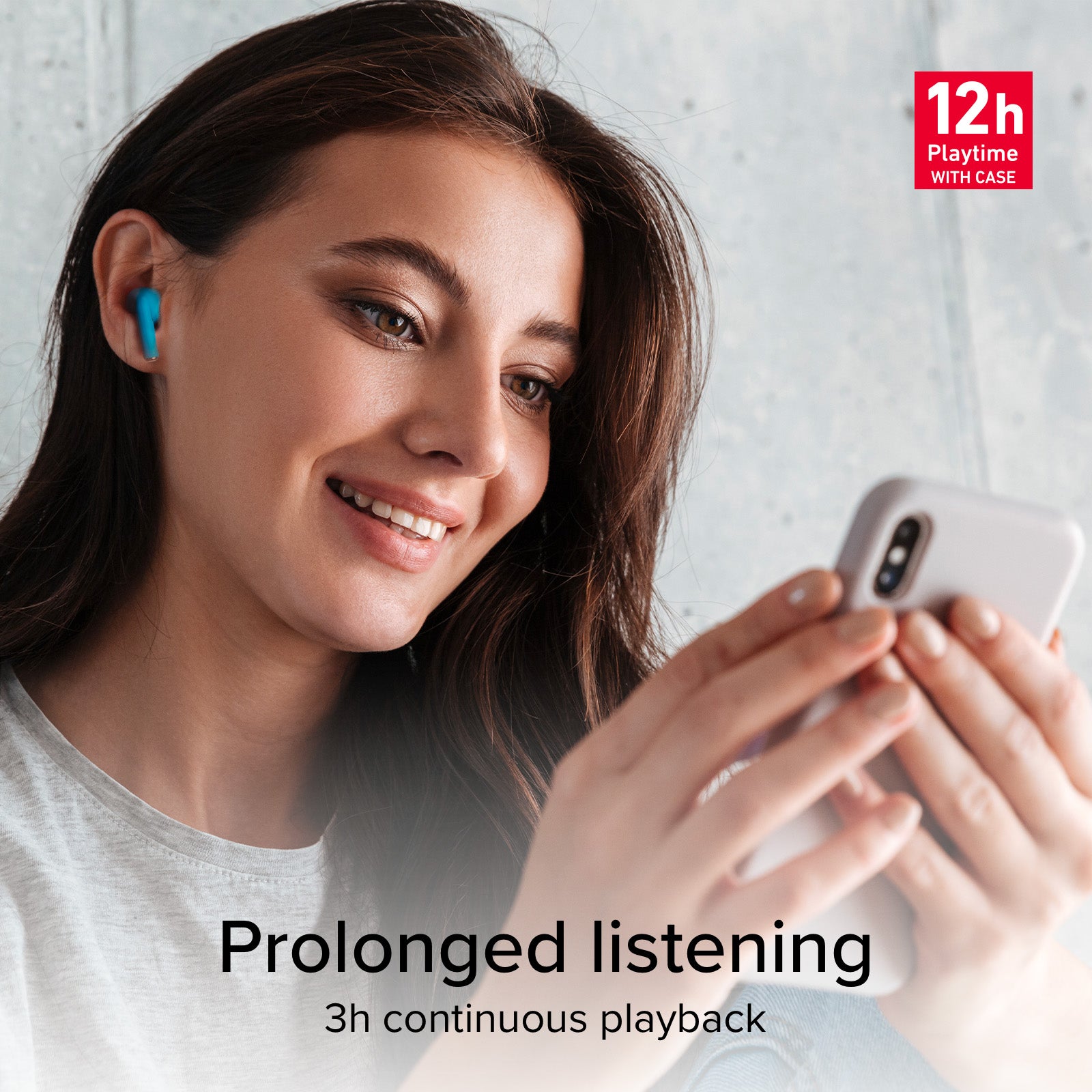 Écouteurs semi intra-auriculaires TWS