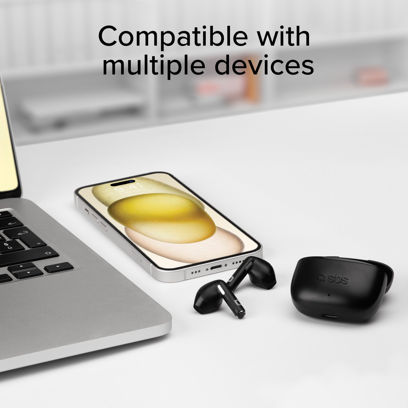 Écouteurs semi intra-auriculaires TWS