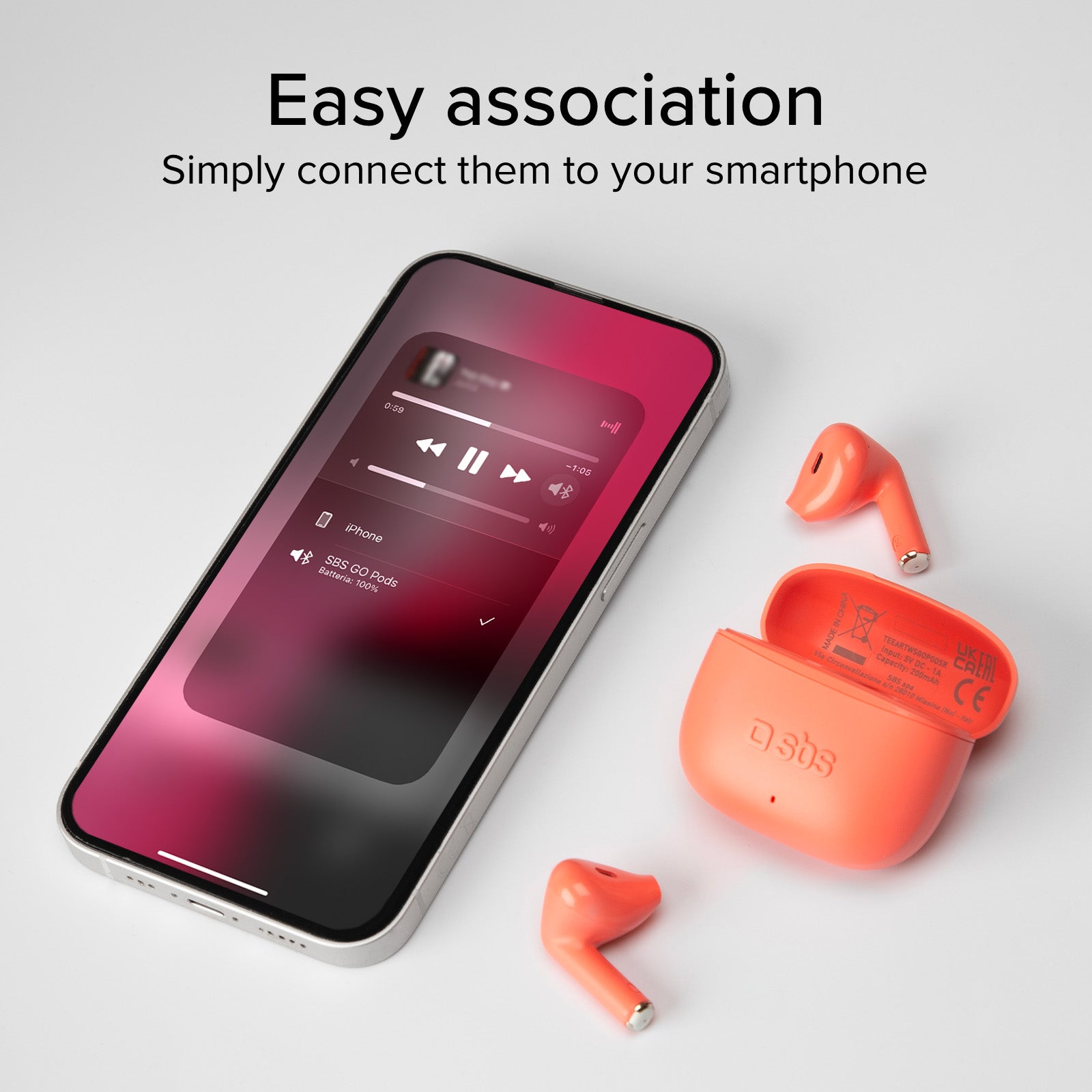 Écouteurs semi intra-auriculaires TWS