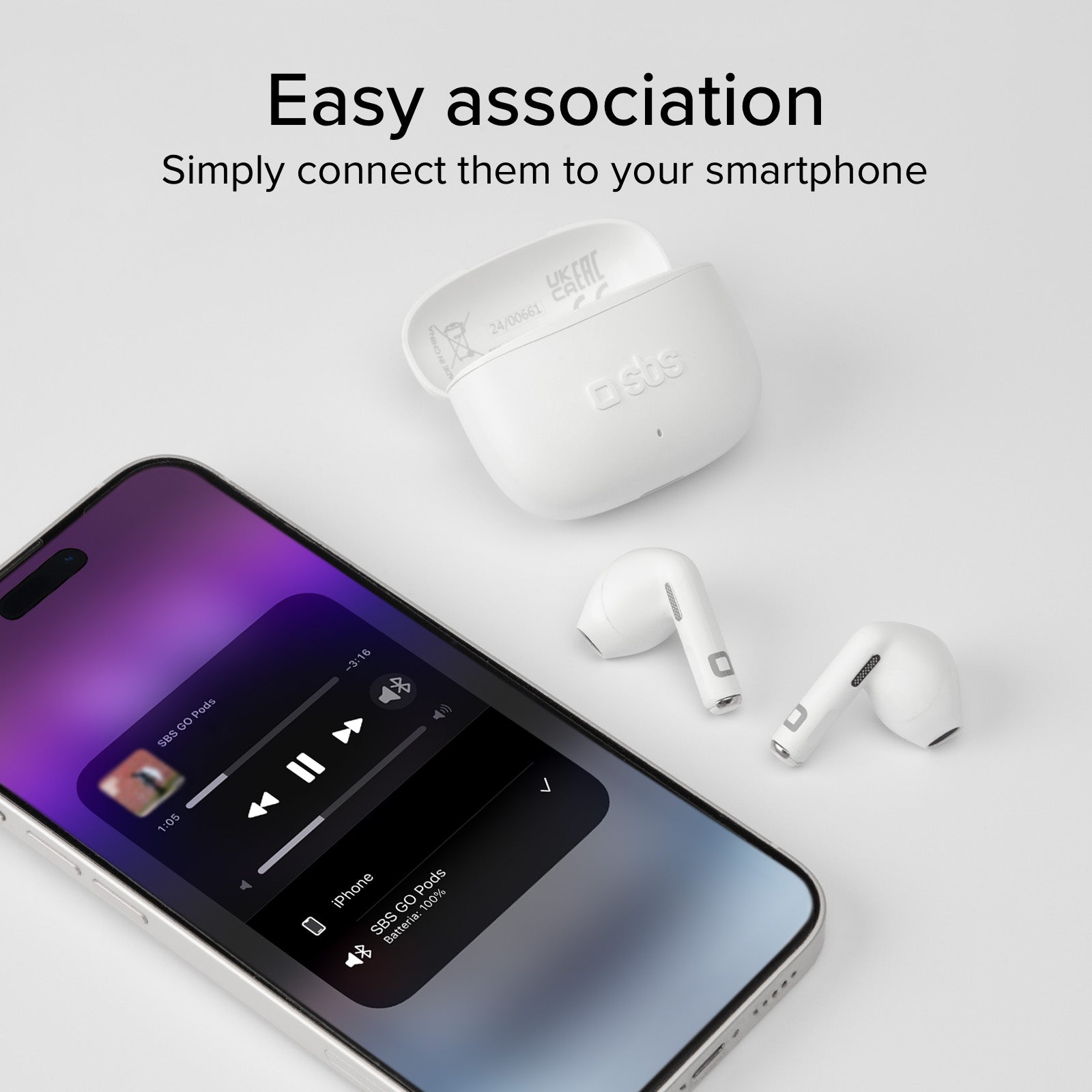 Écouteurs semi intra-auriculaires TWS