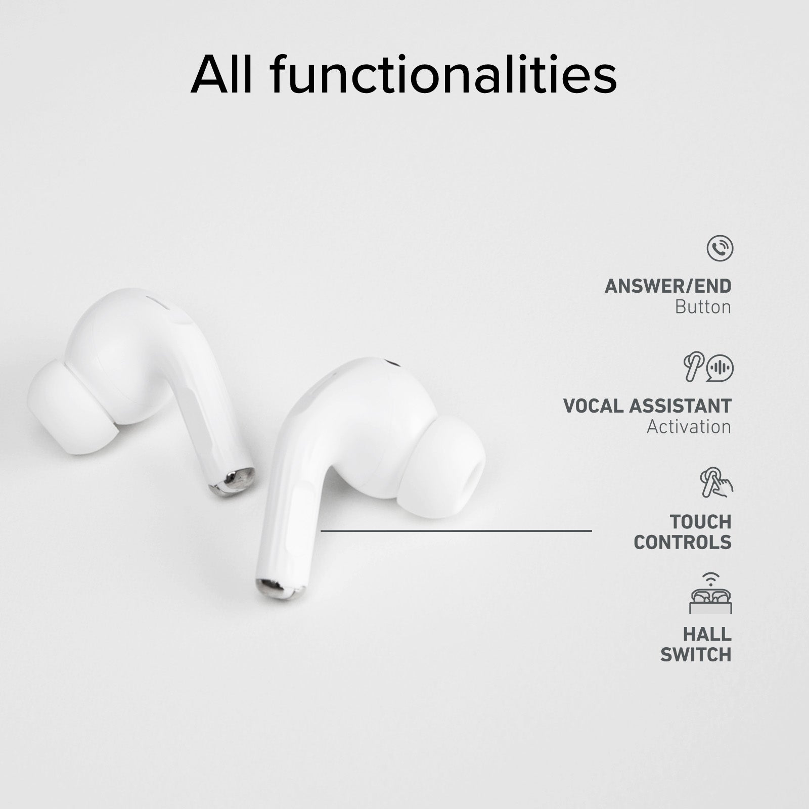 Auricolari TWS compatibili con ricarica wireless