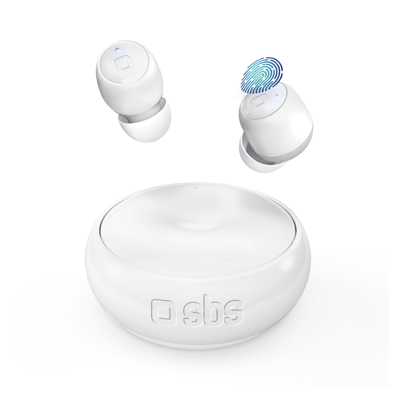 Twin Spin 360 ° - Auriculares TWS con estuche giratorio de 360 °