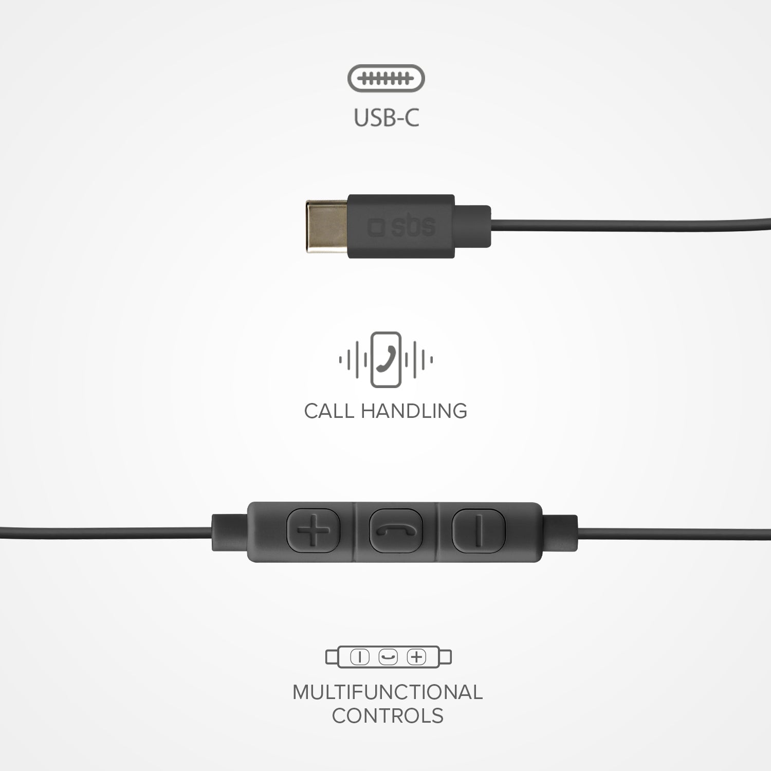Studio Mix 65c - Écouteurs semi intra-auriculaires filaires avec connecteur USB-C
