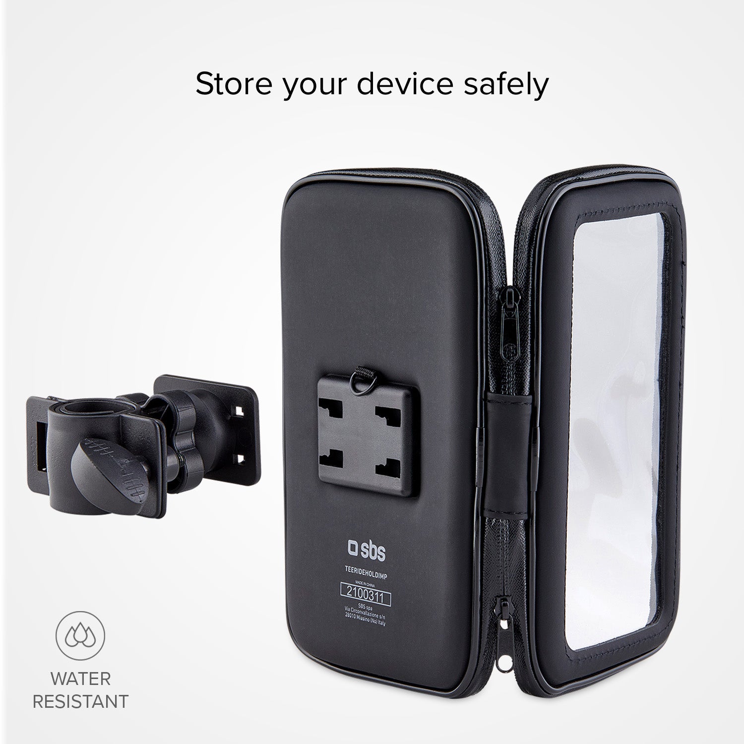 Porta cellulare fino a 6,7 pollici per monopattino, impermeabile, touch screen