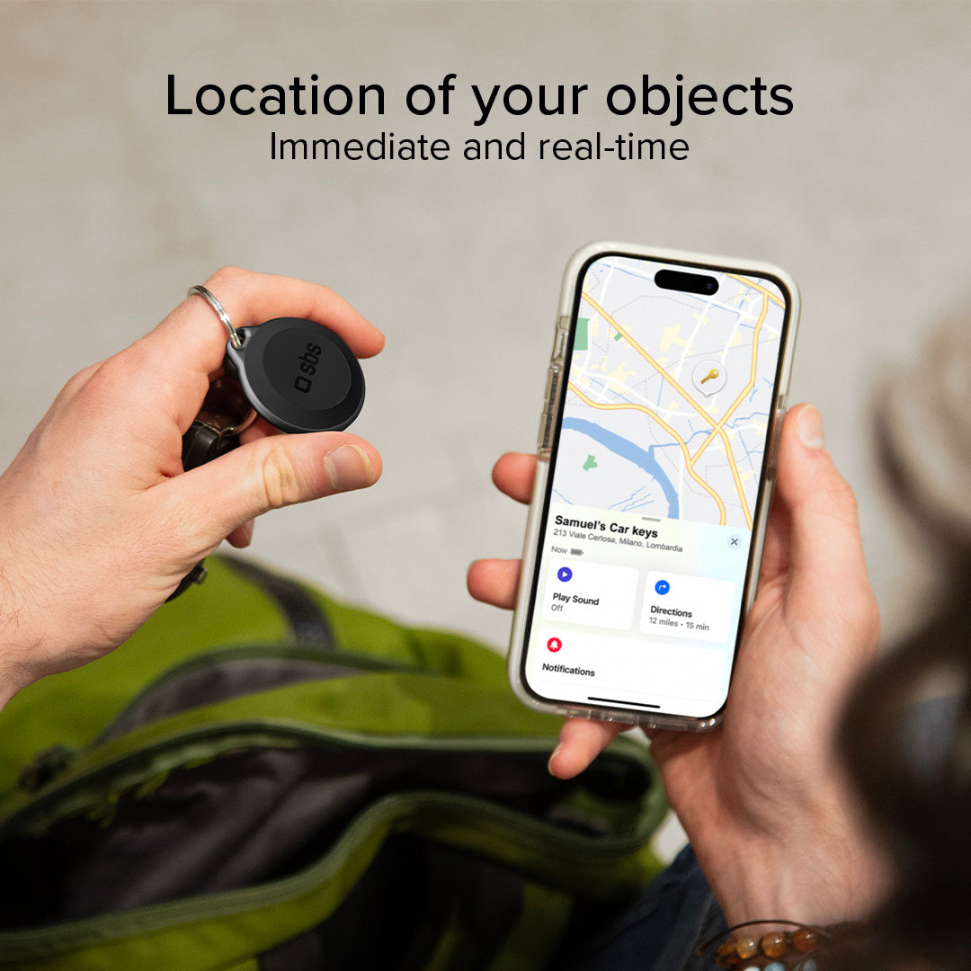 Localizador de objetos resistente al agua compatible con Apple Find My