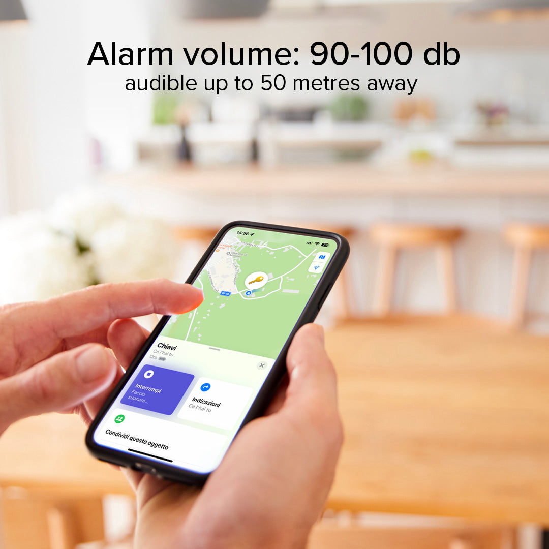 Localizador de objetos resistente al agua compatible con Apple Find My