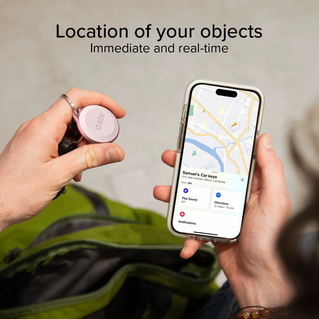 Localizador de objetos resistente al agua compatible con Apple Find My