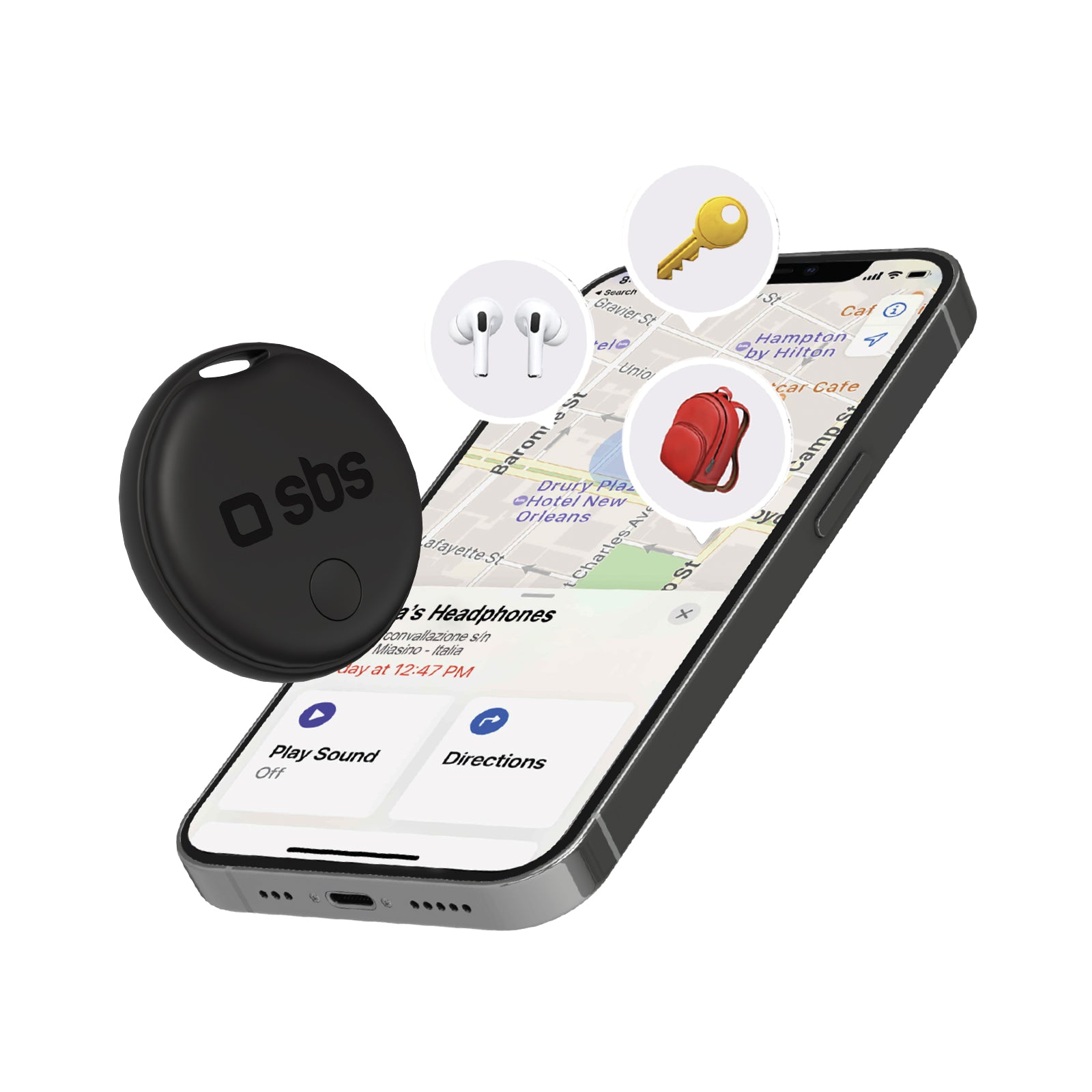 Object locator compatible with Apple Find My