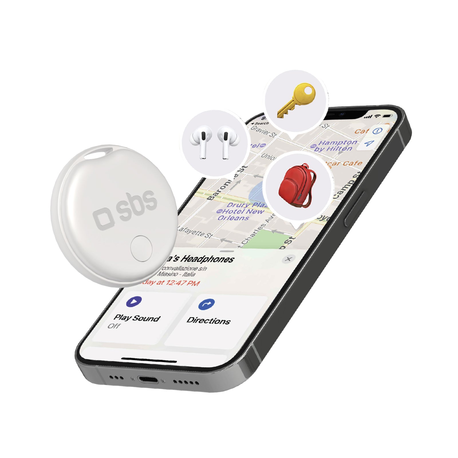 Object locator compatible with Apple Find My
