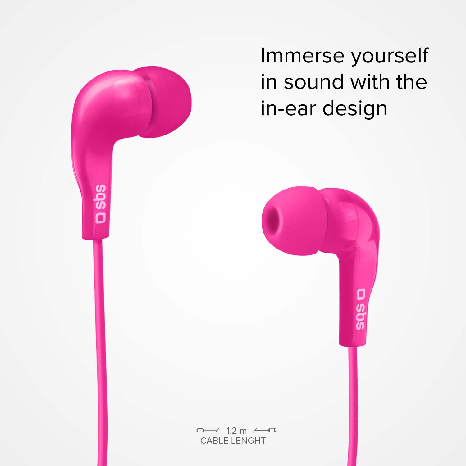 Kopfhörer mit Kabel, Stereo In-Ear Studio Mix 10, 3,5 mm Klinkenstecker mit Mikrofon und Taste zur Gesprächsannahme/ -beendigung
