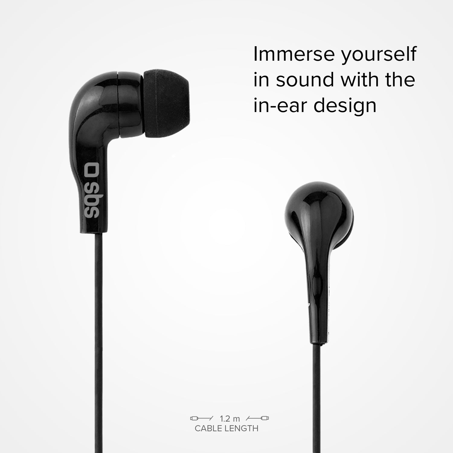 Kopfhörer mit Kabel, Stereo In-Ear Studio Mix 10, 3,5 mm Klinkenstecker mit Mikrofon und Taste zur Gesprächsannahme/ -beendigung